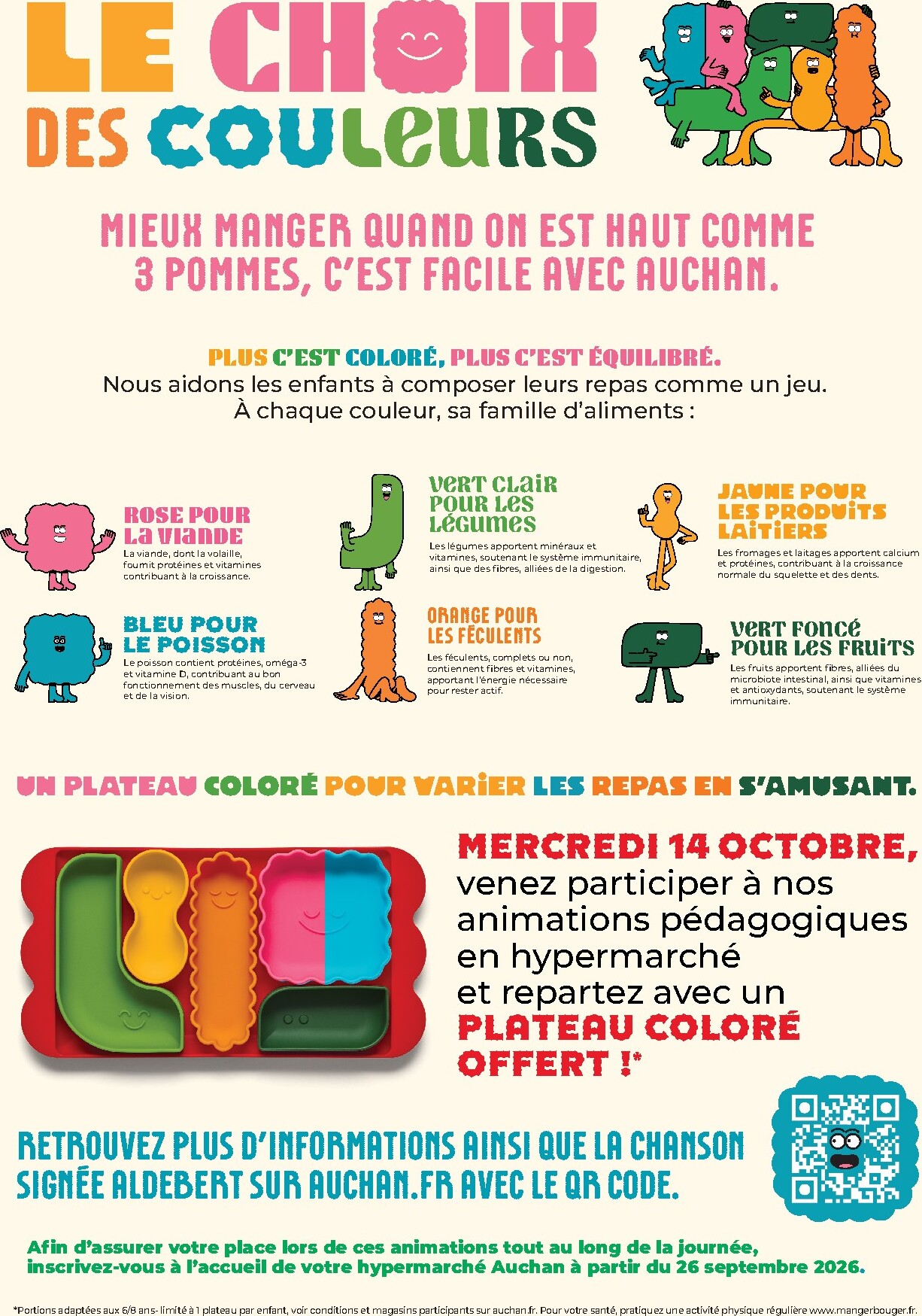 Huidige Auchan - Le choix des couleurs - Hypermarché folder geldig van donderdag 08/10/2026 tot zondag 11/10/2026