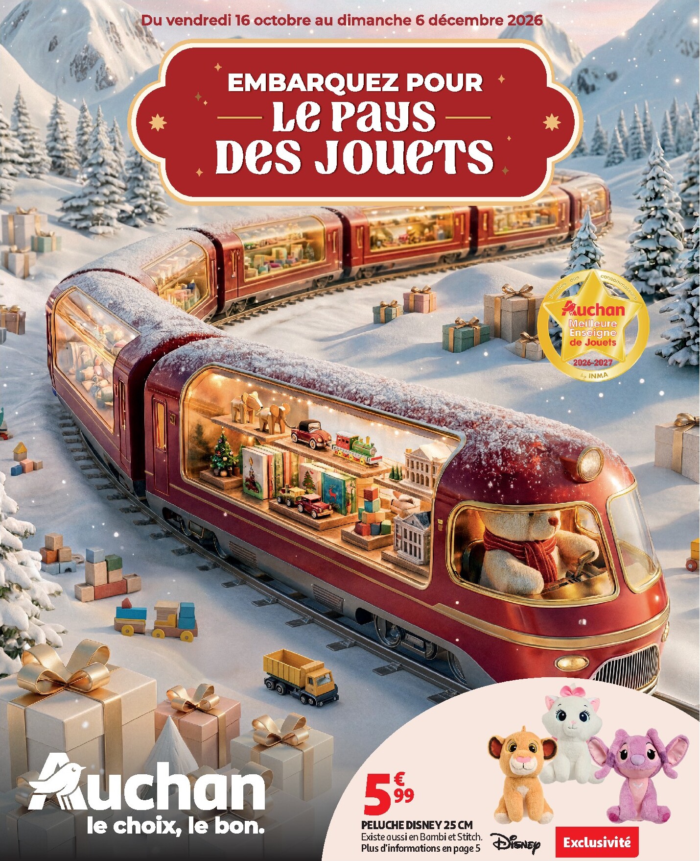 Huidige Auchan - Jouets de Noël folder geldig van vrijdag 16/10/2026 tot zondag 06/12/2026