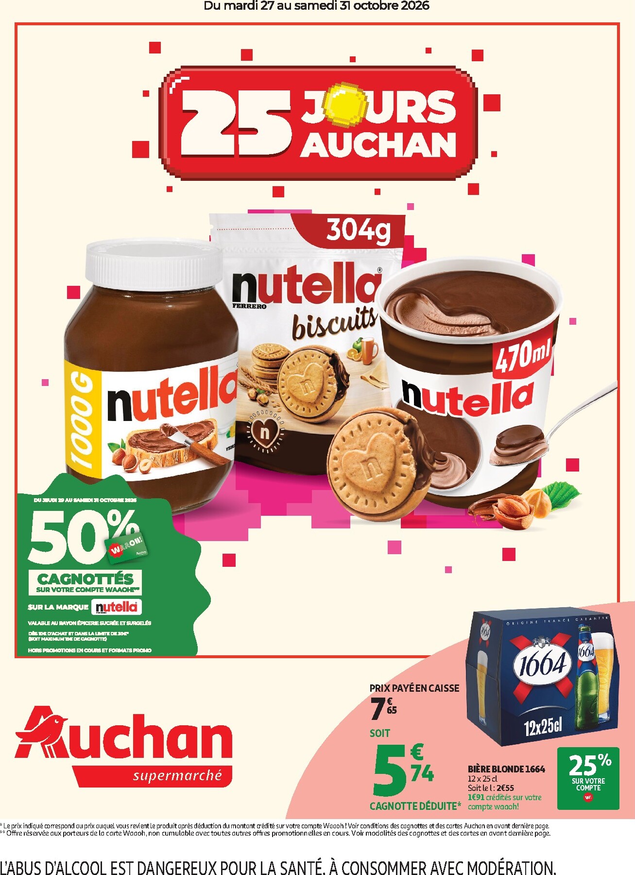 Auchan Supermarché folder voor volgende week van dinsdag 27/10/2026 tot zaterdag 31/10/2026