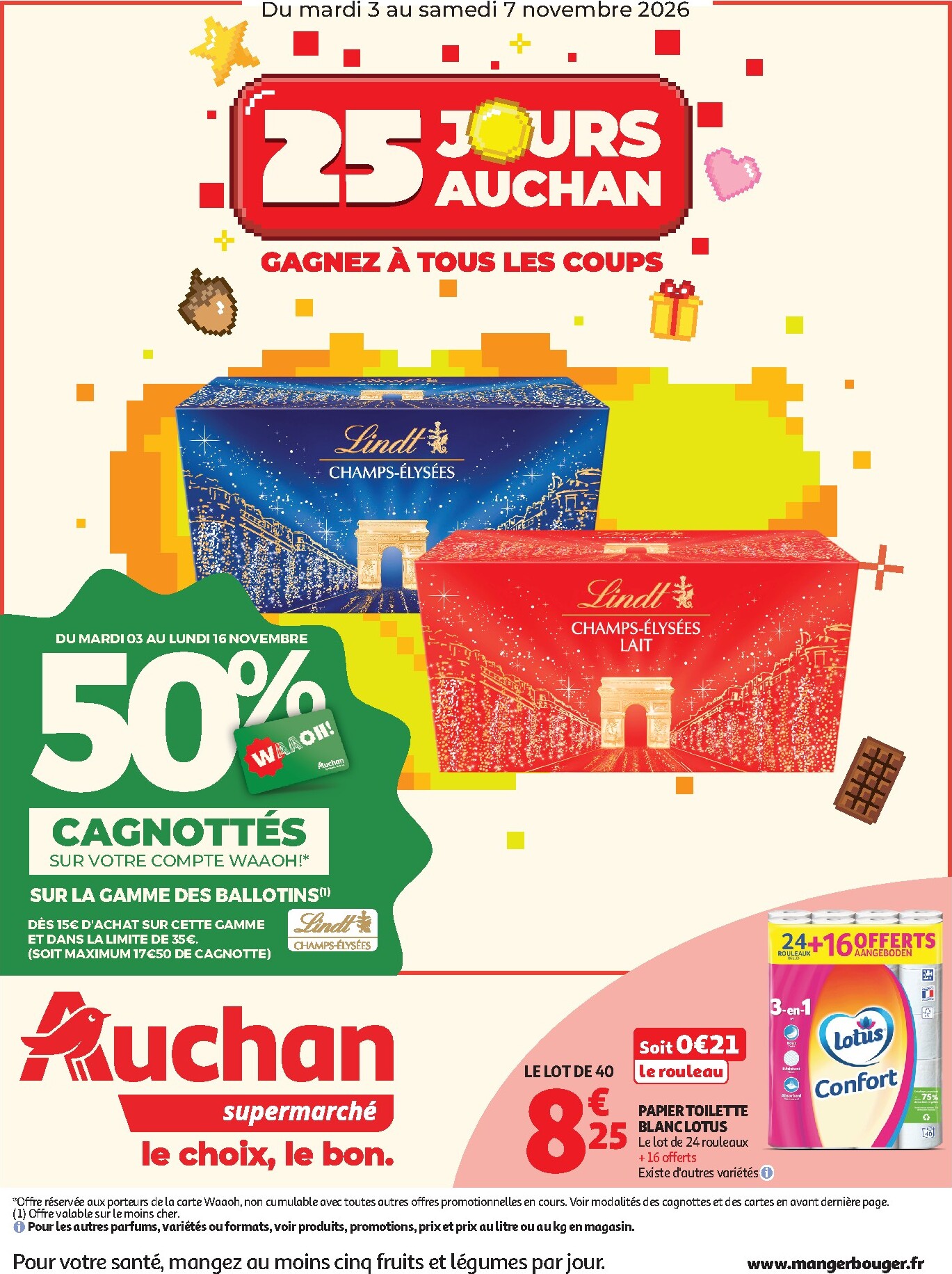 Auchan Supermarché folder voor volgende week van dinsdag 03/11/2026 tot zaterdag 07/11/2026