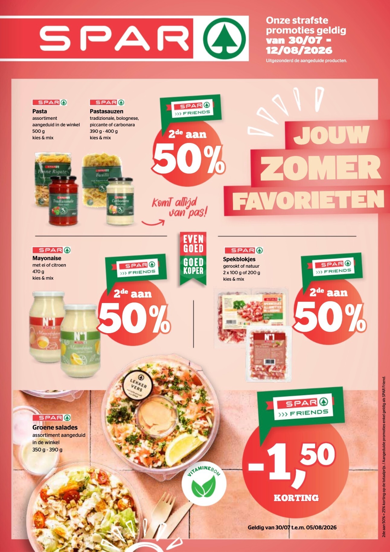 Toekomstige Spar folder geldig van donderdag 30/07/2026 tot woensdag 12/08/2026