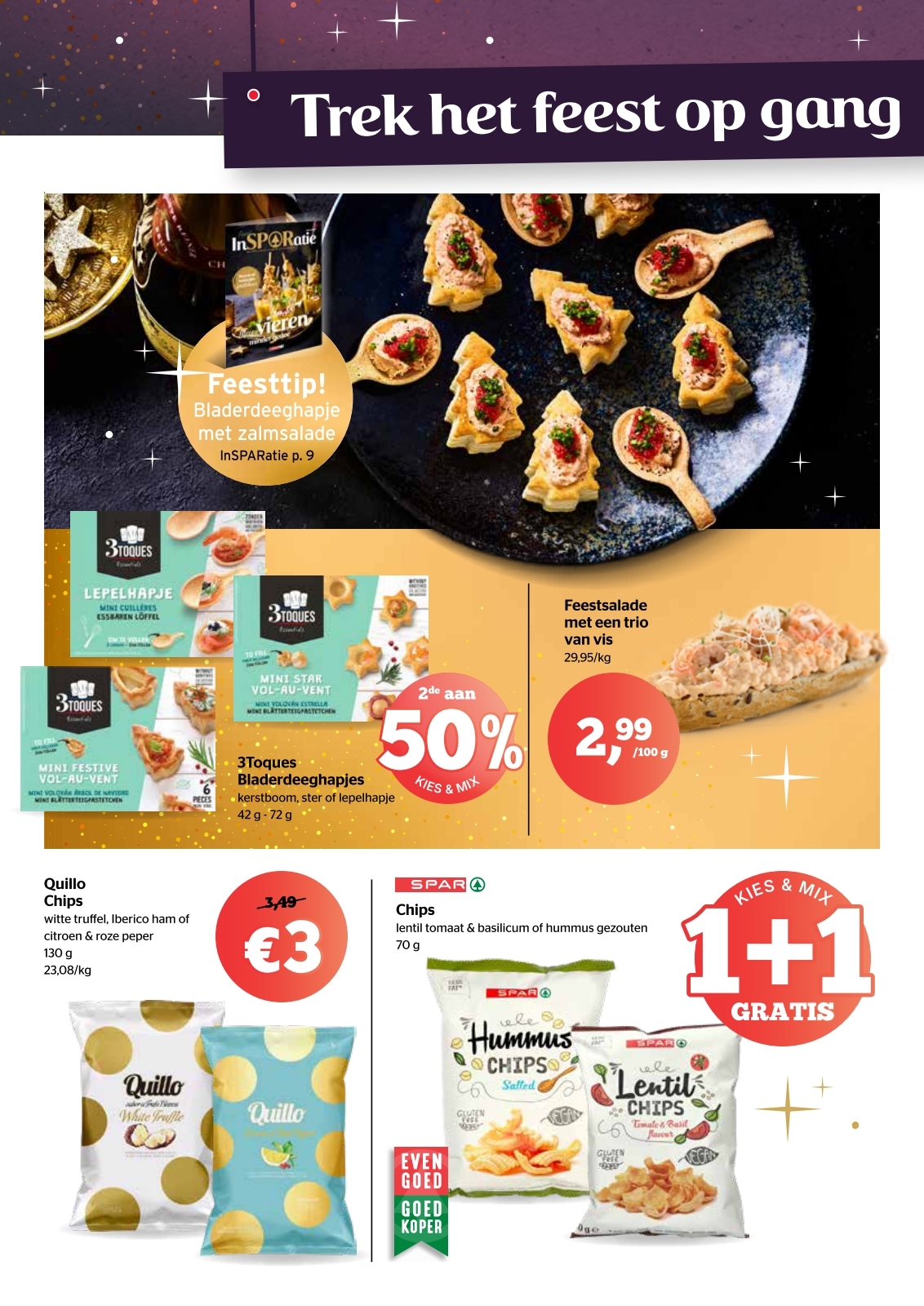 De Spar folder geldig vanaf 18/12 t/m 31/12