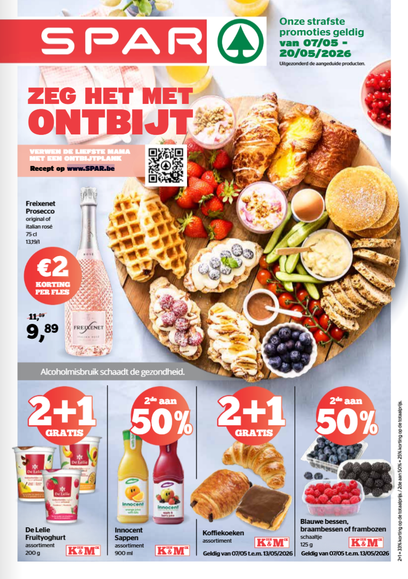 Toekomstige Spar folder geldig van donderdag 07/05/2026 tot woensdag 20/05/2026