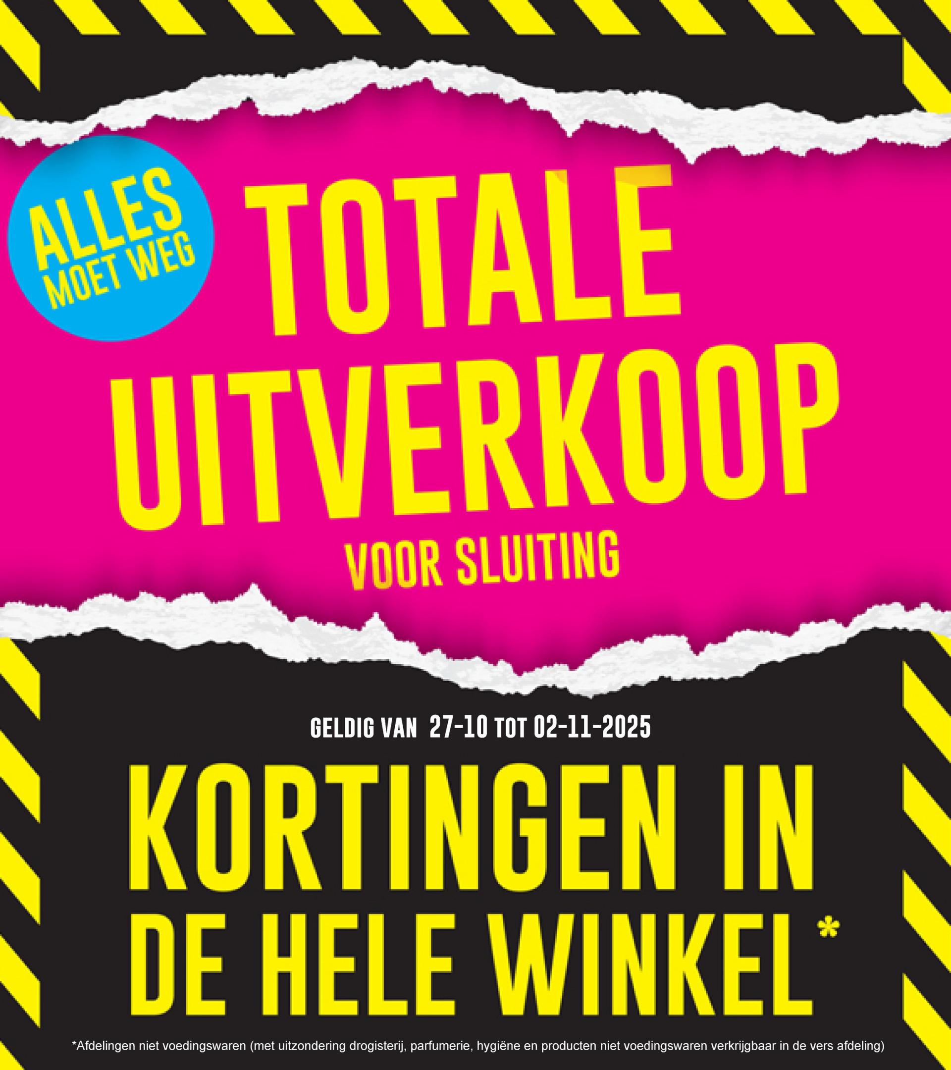 De Cora - Liquidatie folder geldig vanaf 27/10 t/m 02/11