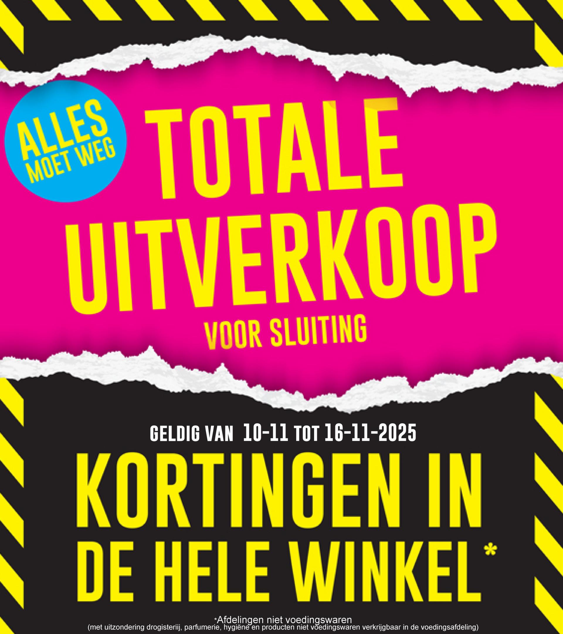 De Cora - Liquidatie folder geldig vanaf 10/11 t/m 16/11