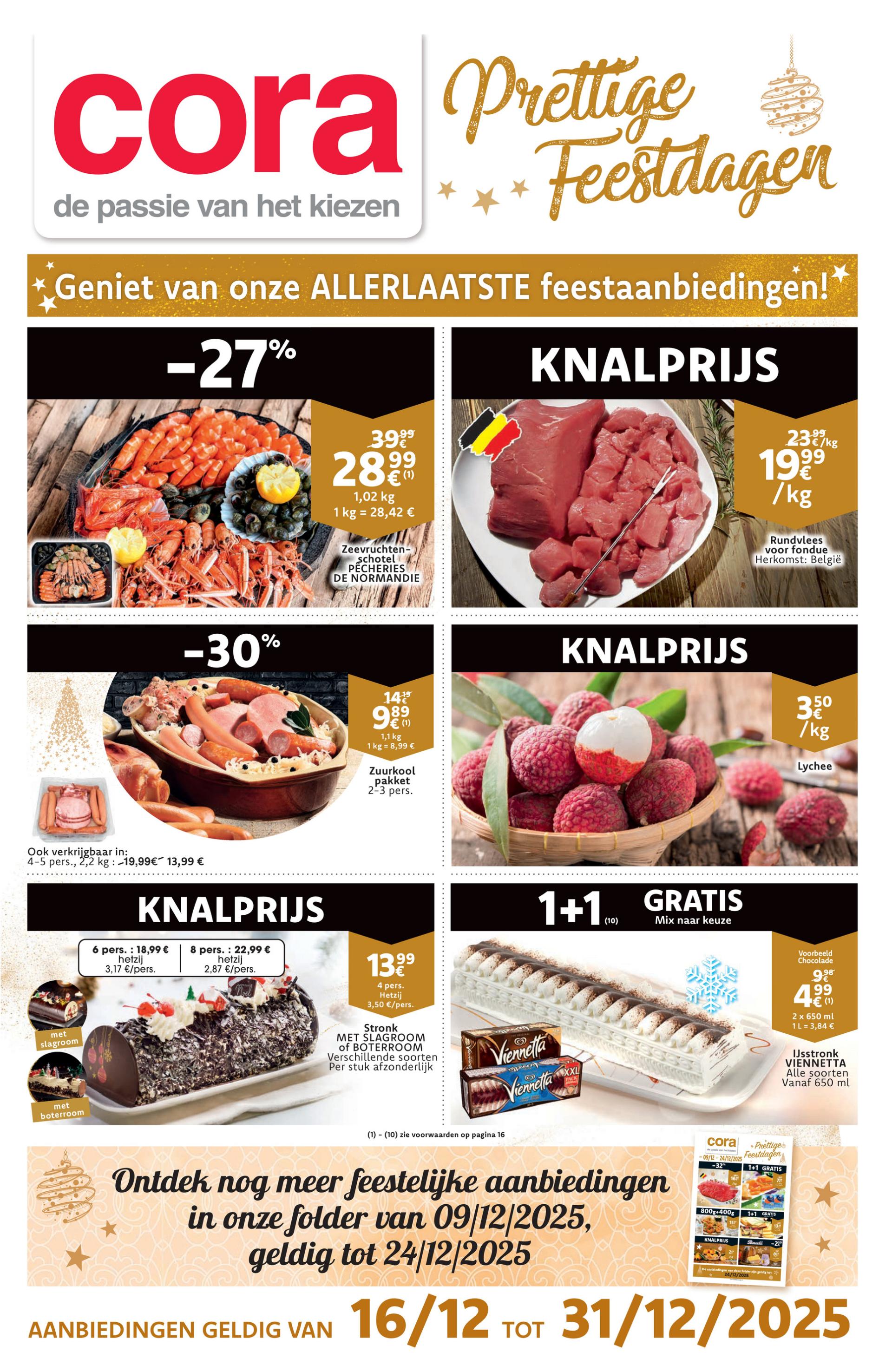De Cora - Prettige Feestdagen folder geldig vanaf 16/12 t/m 31/12