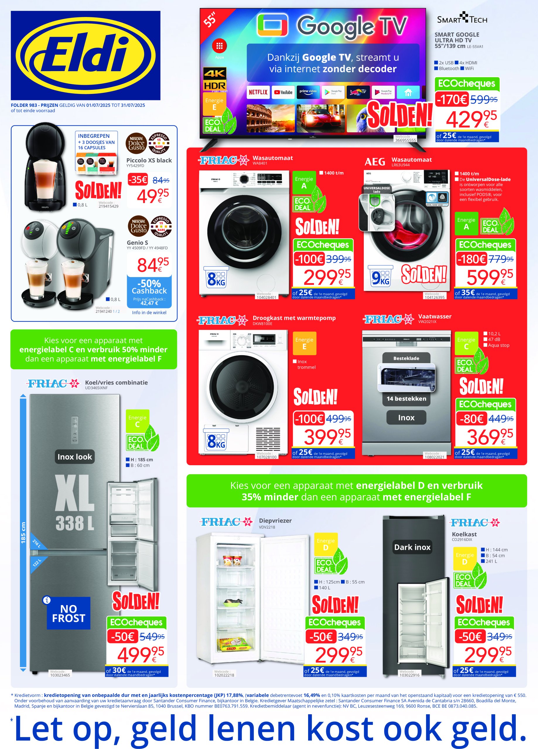 Eldi folder geldig vanaf 01/07 - 31/07