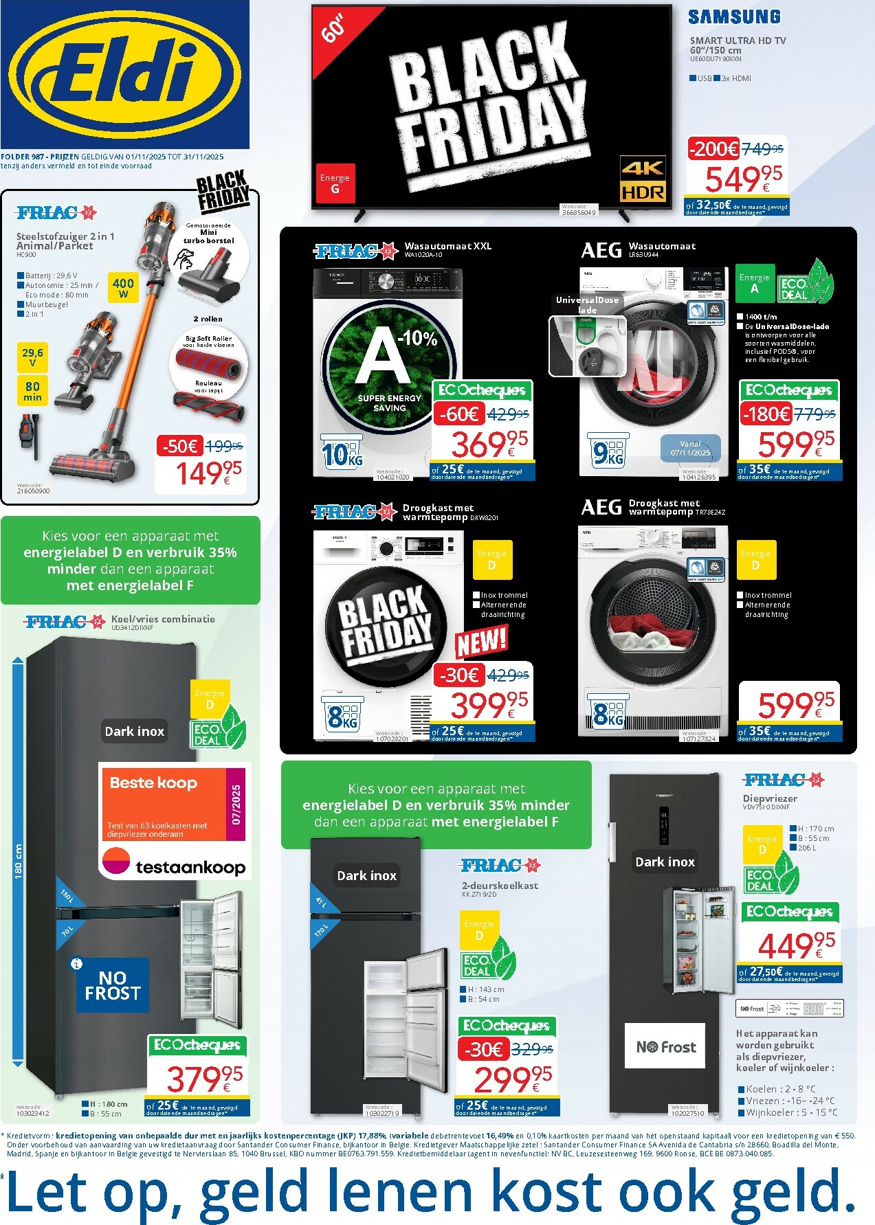 De Eldi folder geldig vanaf 01/11 t/m 30/11