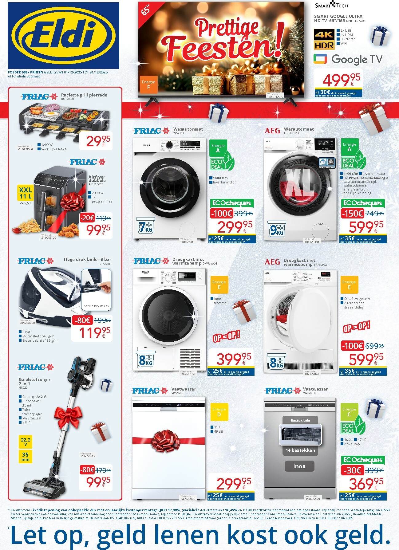 De Eldi folder geldig vanaf 01/12 t/m 31/12