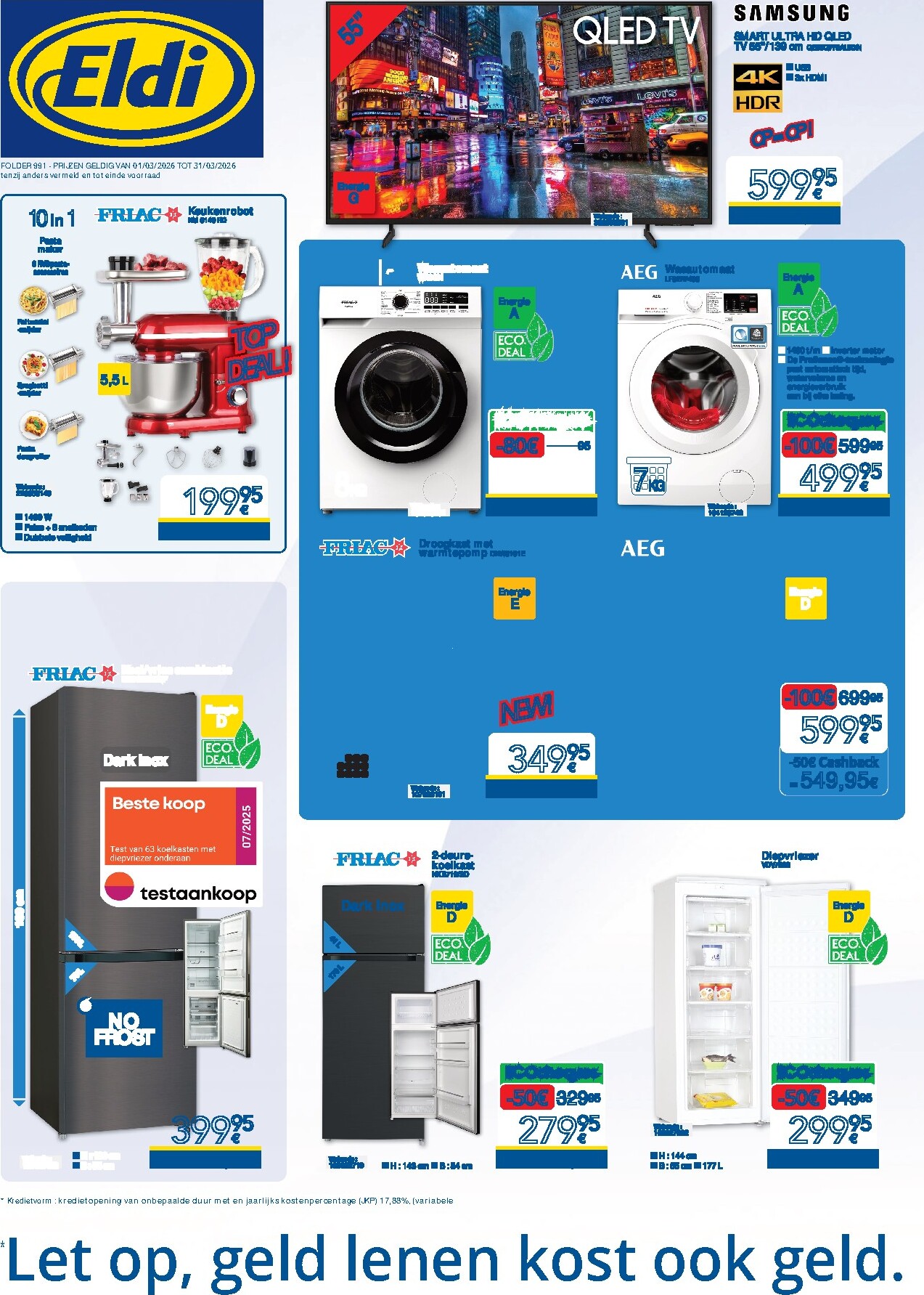 De Eldi folder geldig vanaf 01/03/2026 t/m 31/03/2026