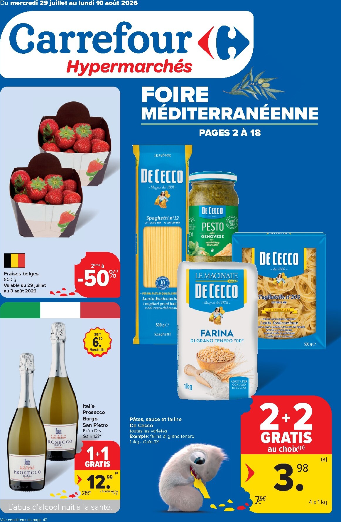Carrefour Hypermarchés folder voor volgende week van woensdag 29/07/2026 tot maandag 10/08/2026