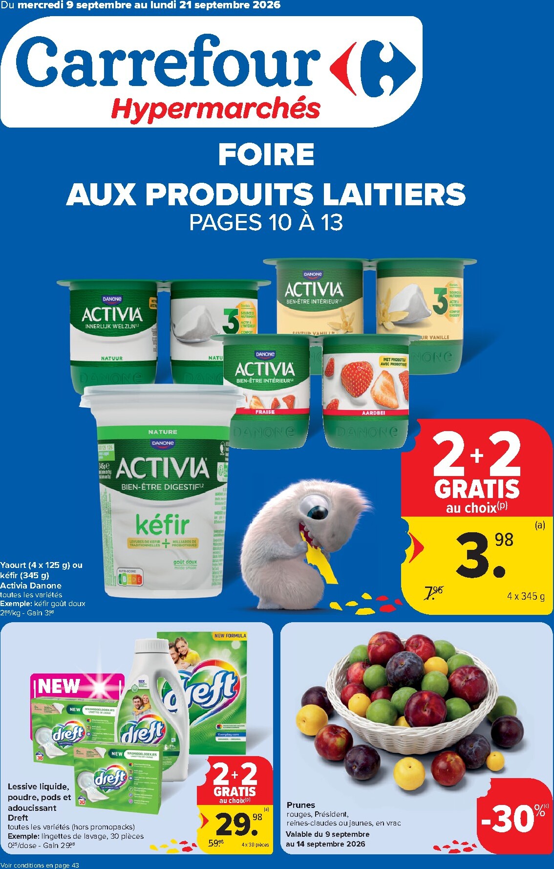 Carrefour folder voor volgende week van woensdag 09/09/2026 tot maandag 21/09/2026