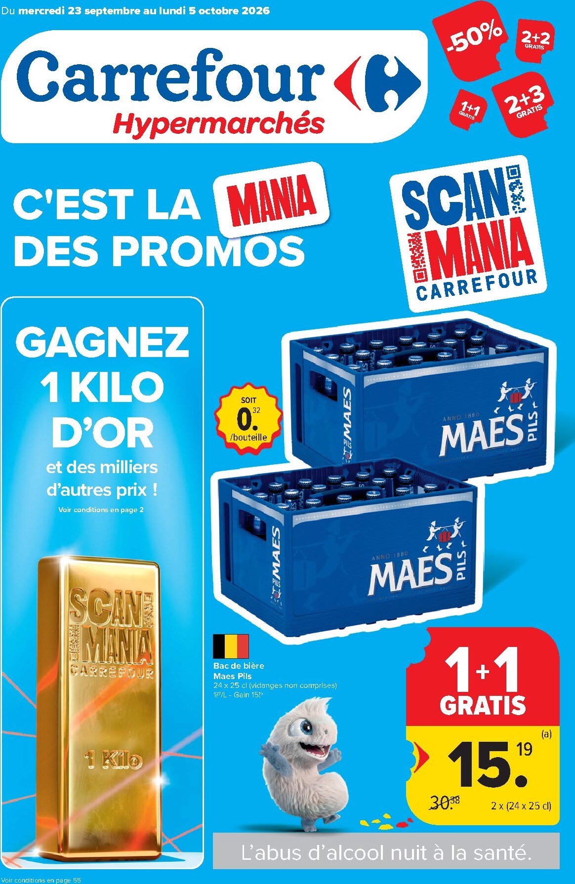 Carrefour folder voor volgende week van woensdag 23/09/2026 tot maandag 05/10/2026