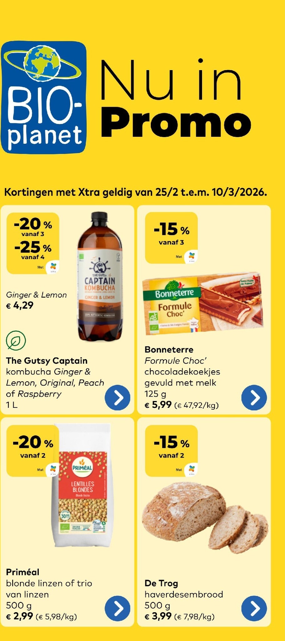 De Bio-Planet folder geldig vanaf 25/02/2026 t/m 10/03/2026