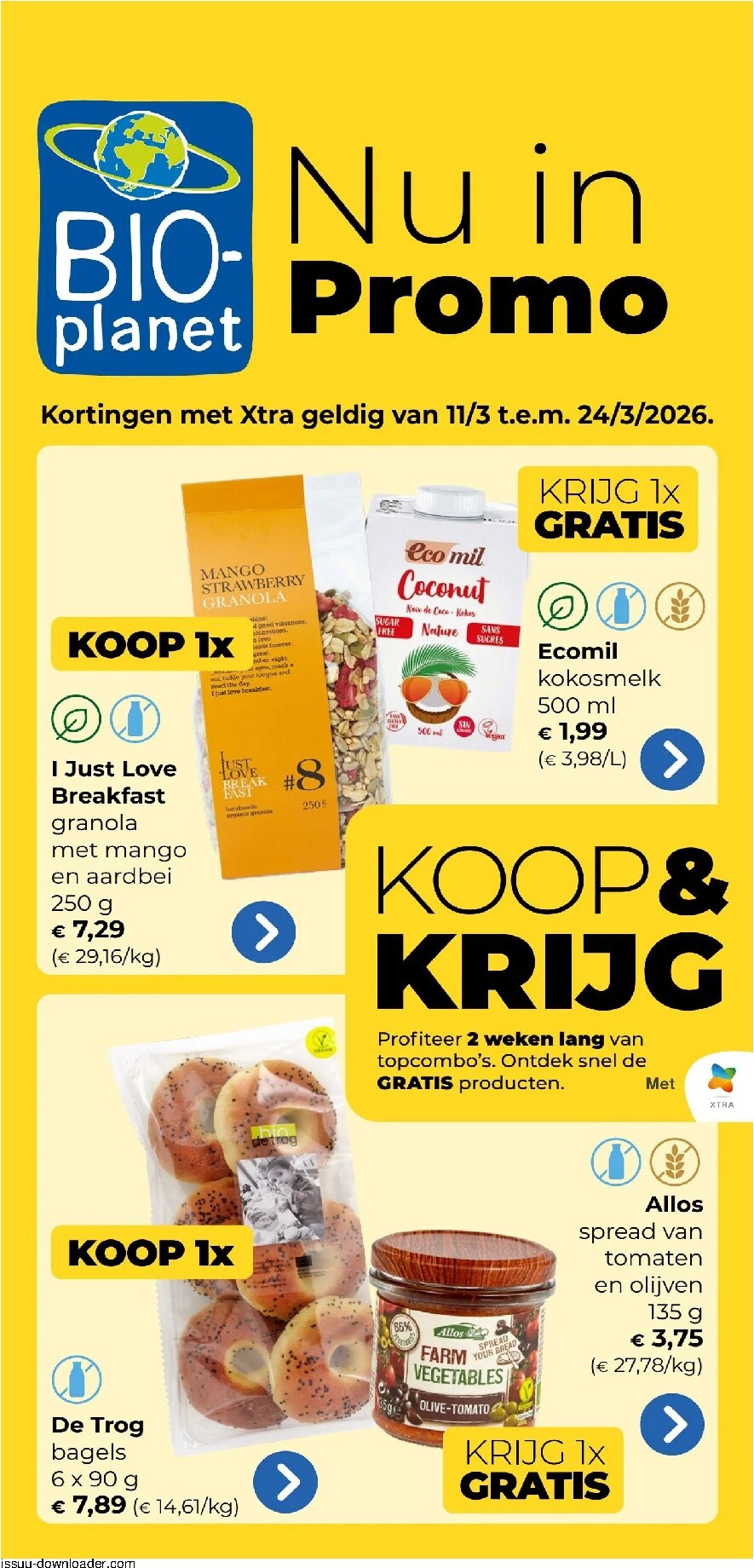 De Bio-Planet folder geldig vanaf 11/03/2026 t/m 24/03/2026
