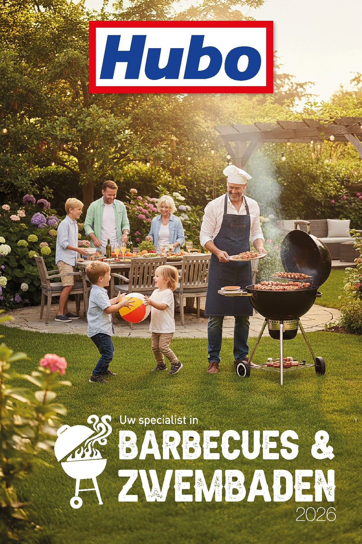 De Hubo - Barbecues en zwembaden 2026 folder geldig vanaf 01/04/2026 t/m 31/08/2026