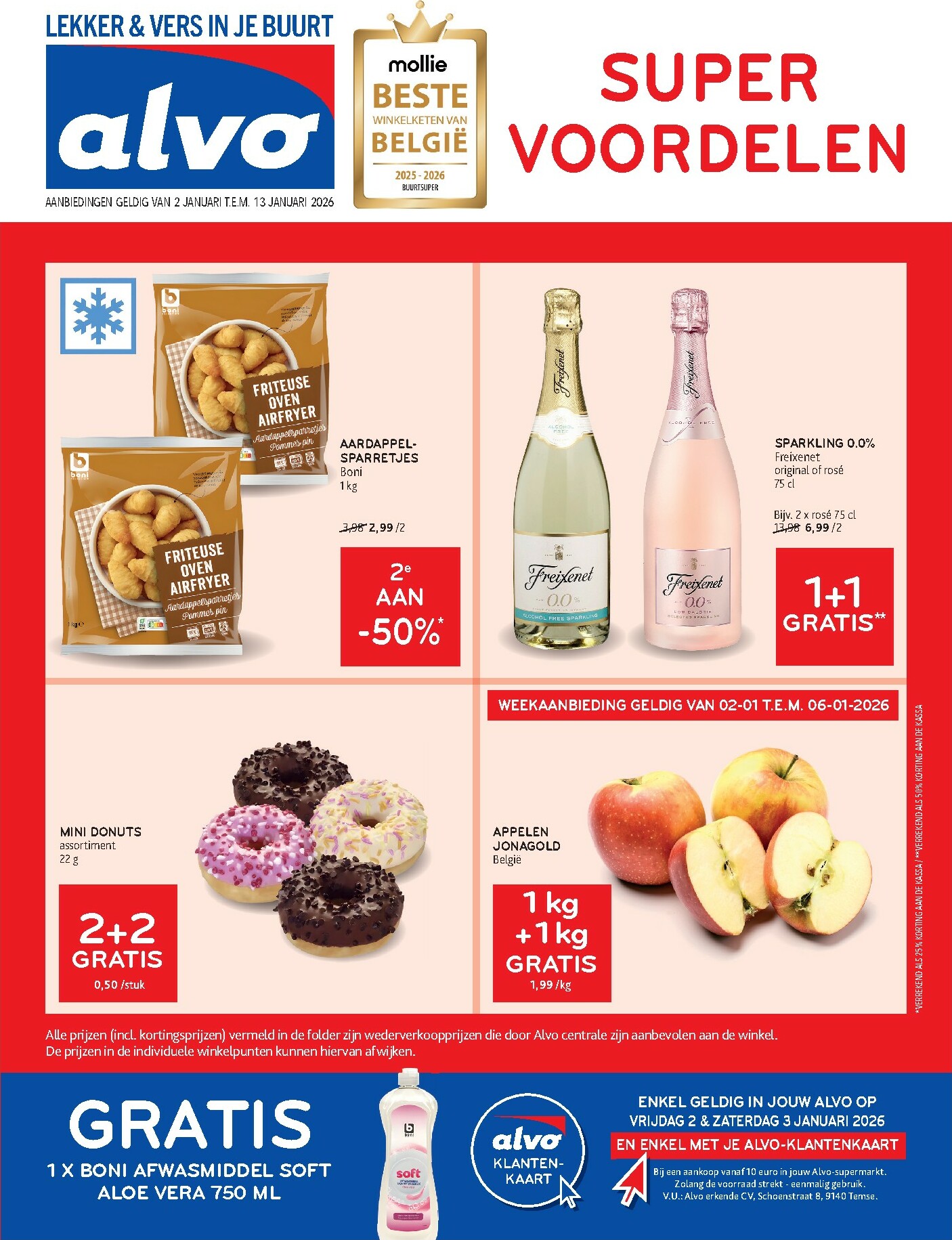 De Alvo folder geldig vanaf 02/01 t/m 13/01