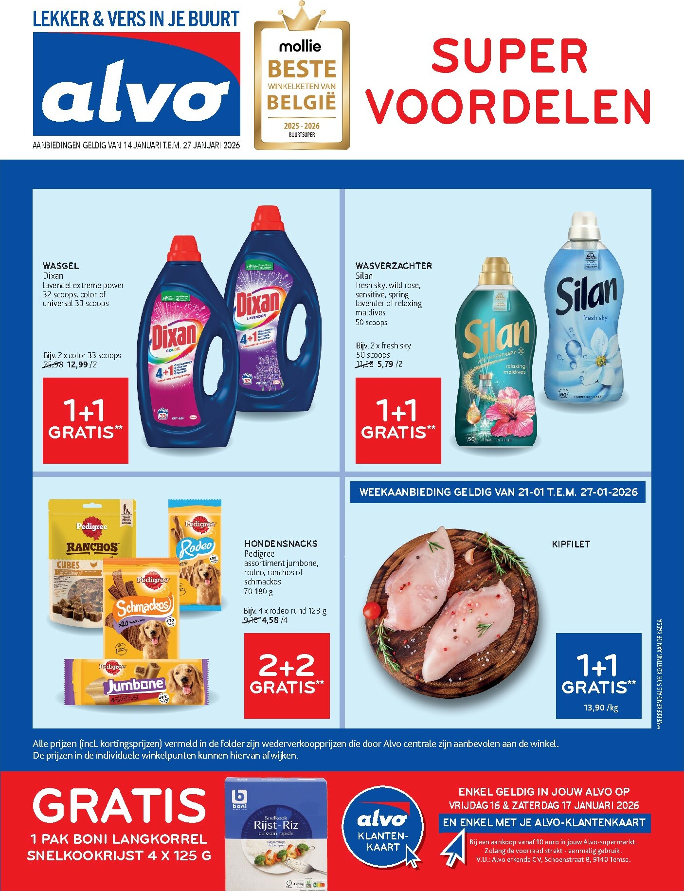De Alvo folder geldig vanaf 14/01 t/m 27/01