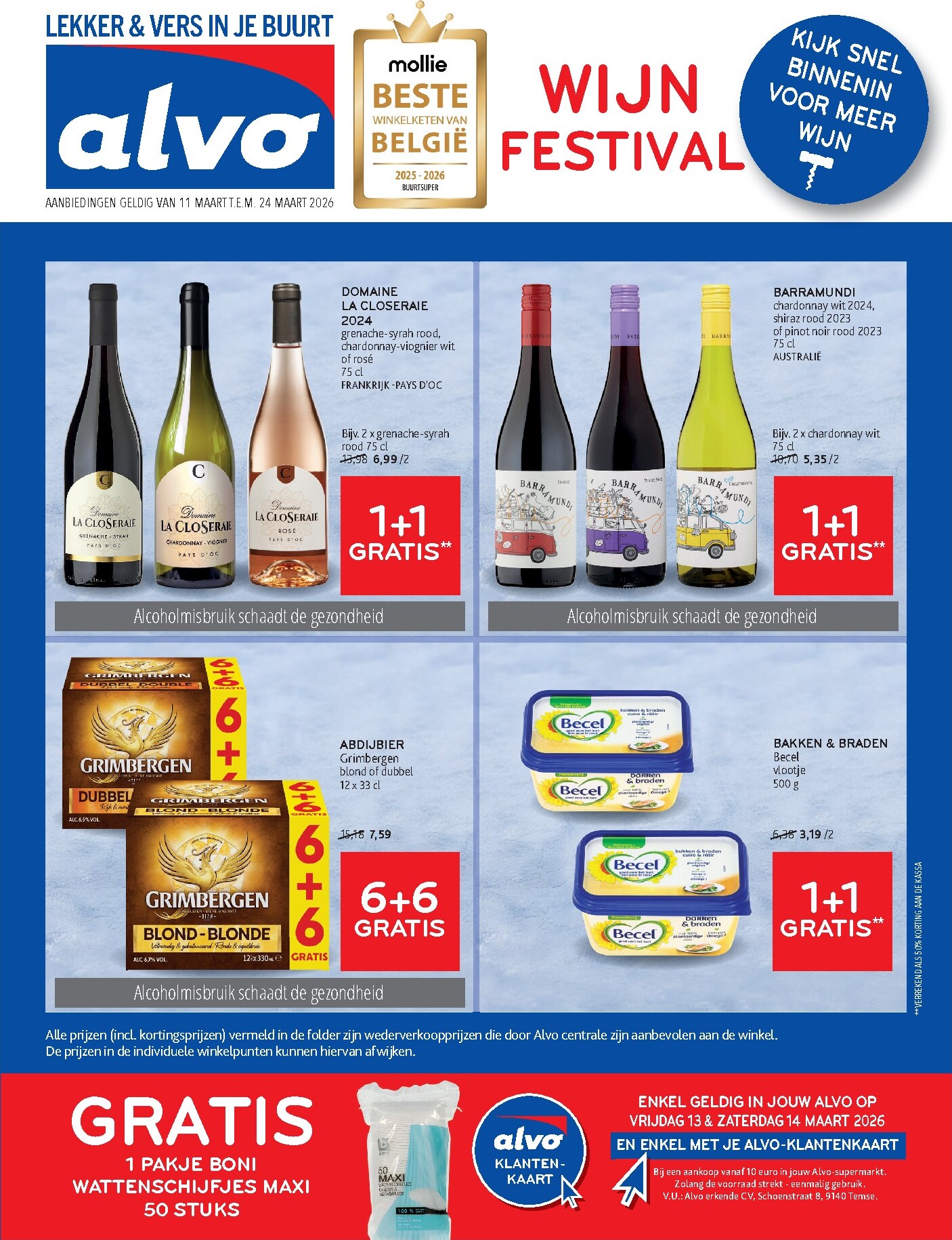 De Alvo folder geldig vanaf 11/03/2026 t/m 24/03/2026