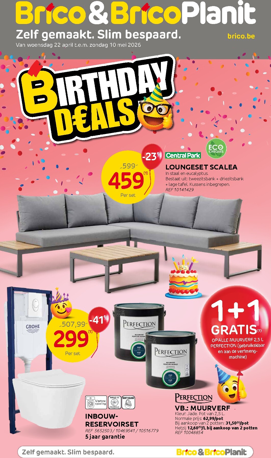 Toekomstige Brico folder geldig van woensdag 22/04/2026 tot zondag 10/05/2026