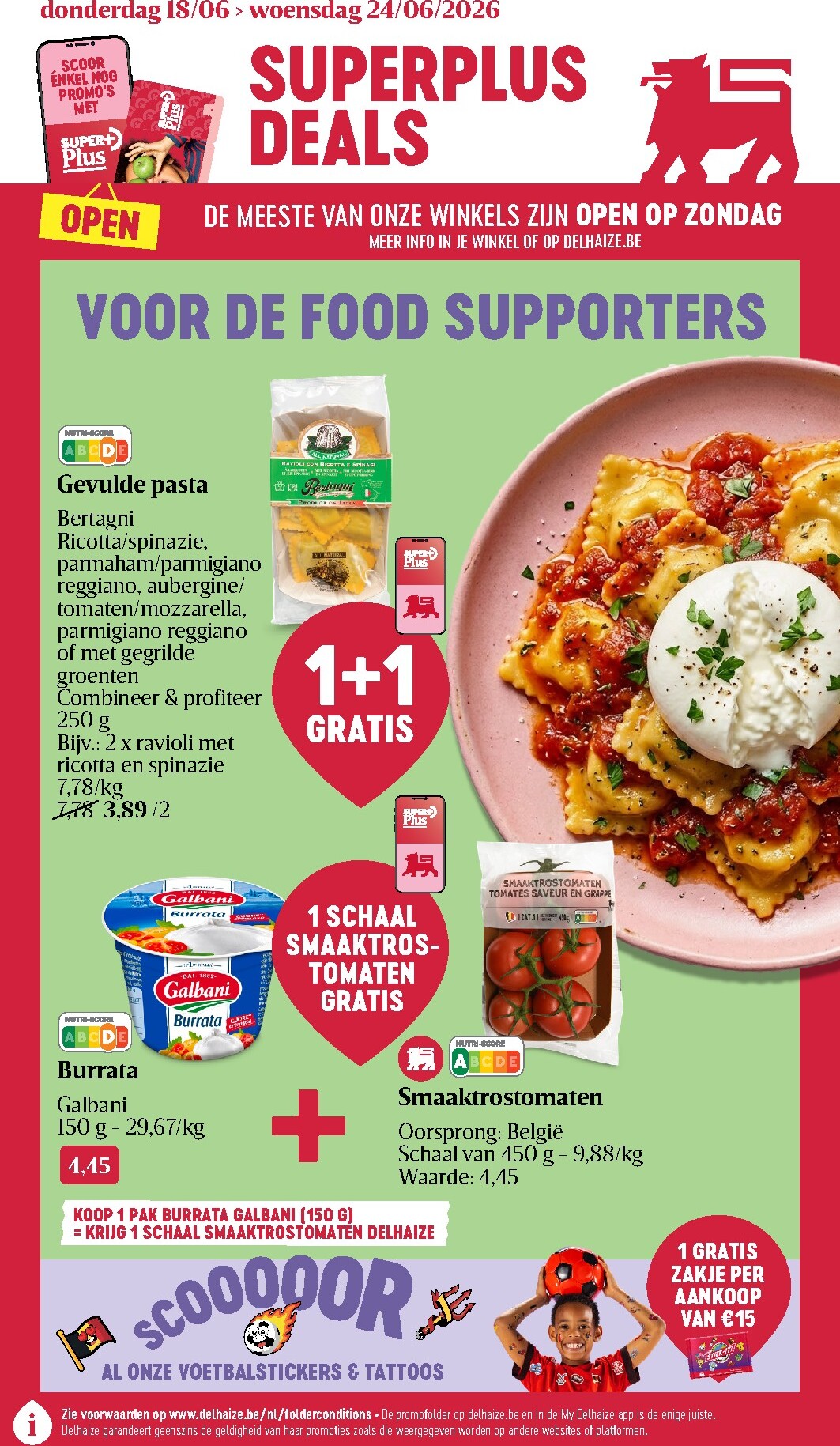 Toekomstige Delhaize folder geldig van donderdag 18/06/2026 tot woensdag 24/06/2026