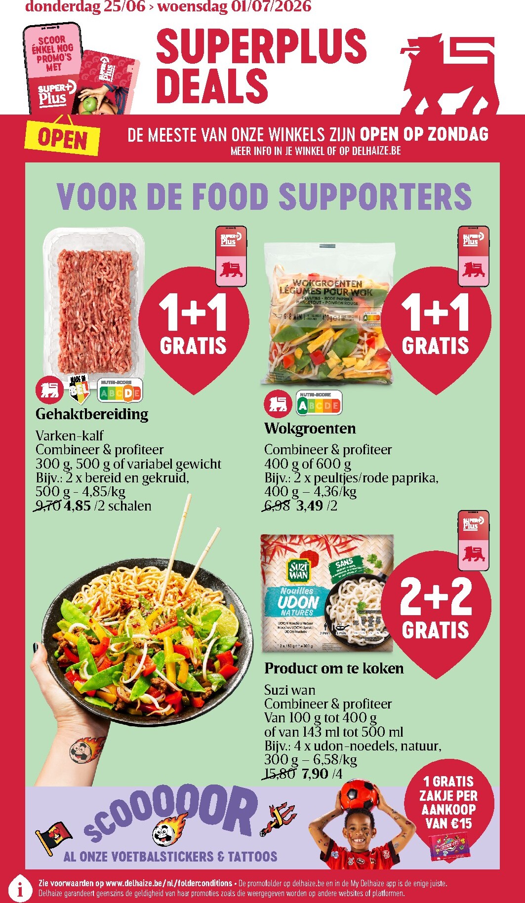 Toekomstige Delhaize folder geldig van donderdag 25/06/2026 tot woensdag 01/07/2026
