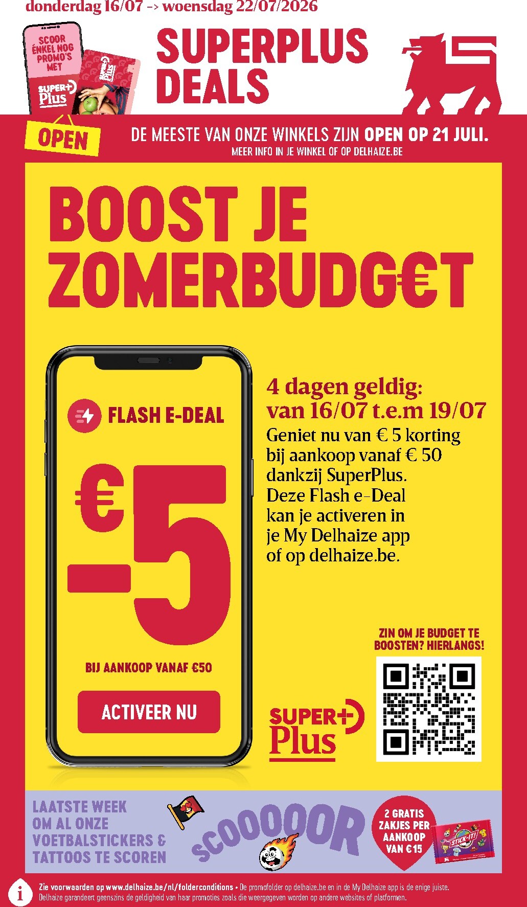 Toekomstige Delhaize folder geldig van donderdag 16/07/2026 tot woensdag 22/07/2026