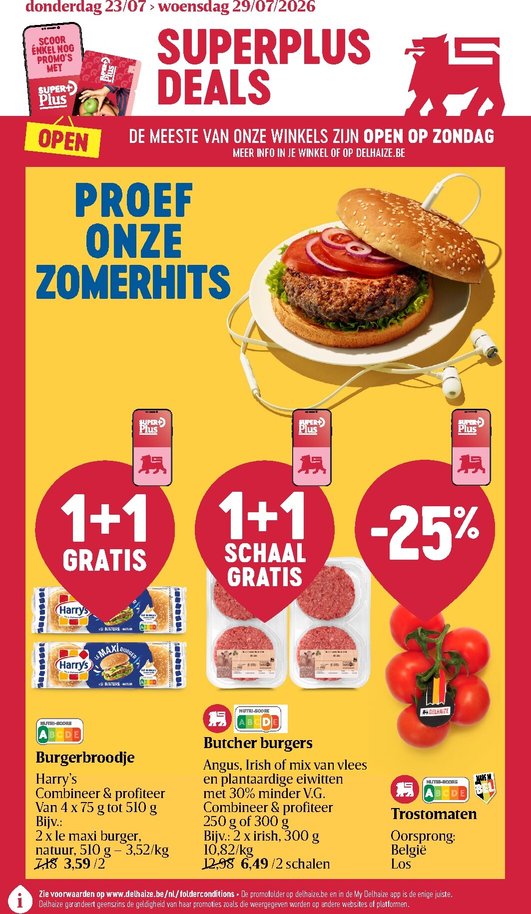 Toekomstige Delhaize - Folder van volgende week folder geldig van donderdag 23/07/2026 tot woensdag 29/07/2026