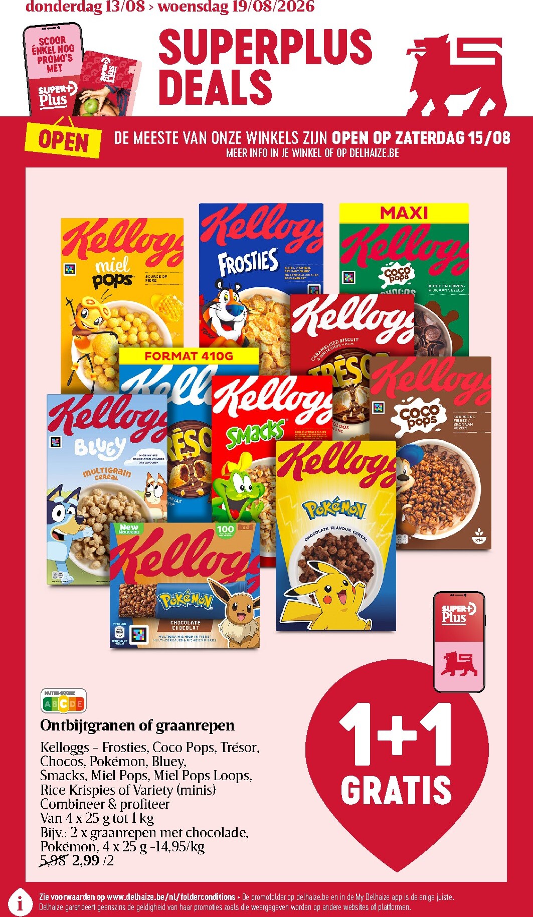 Toekomstige Delhaize folder geldig van donderdag 13/08/2026 tot woensdag 19/08/2026