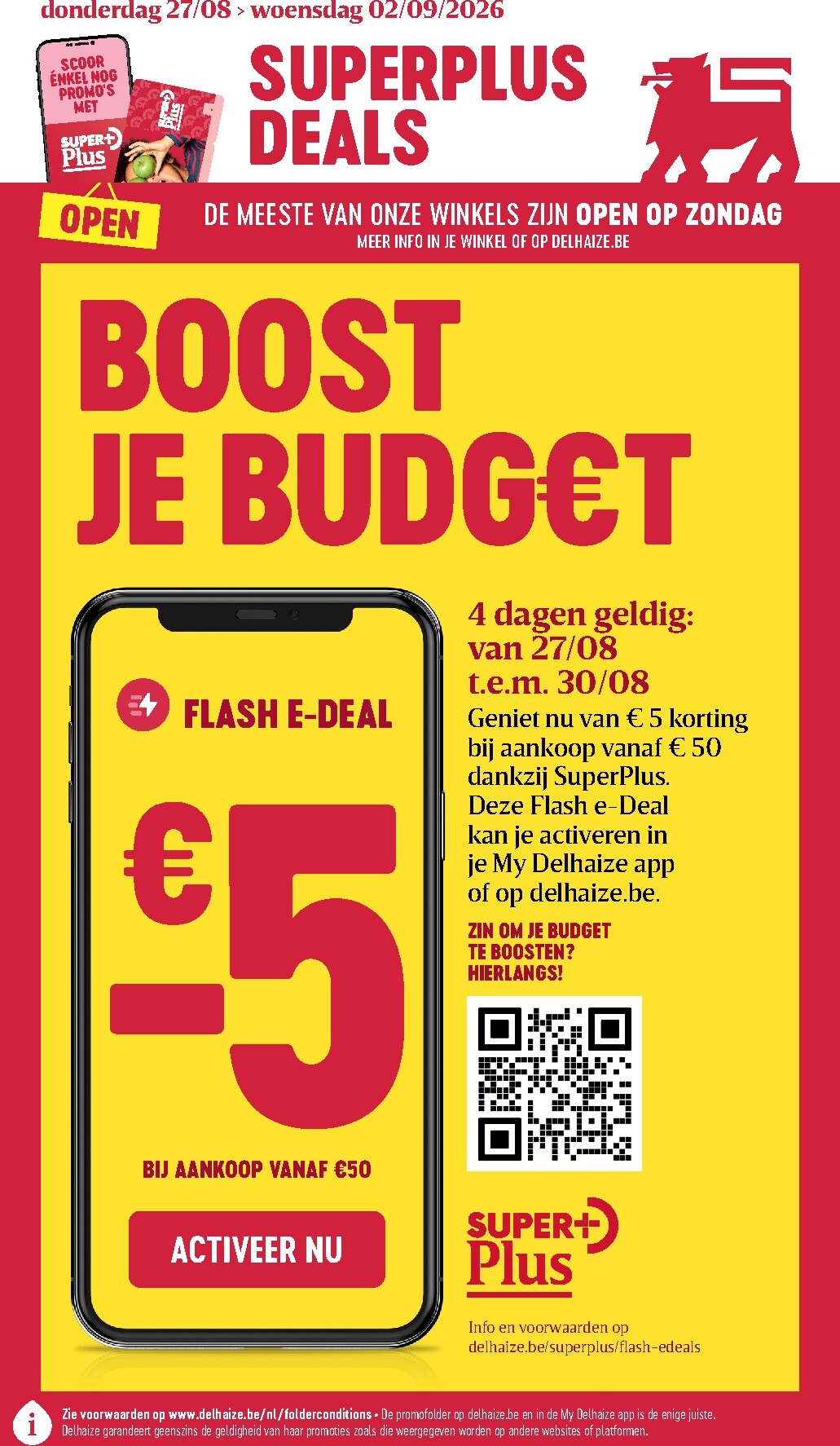 Toekomstige Delhaize folder geldig van donderdag 27/08/2026 tot woensdag 02/09/2026