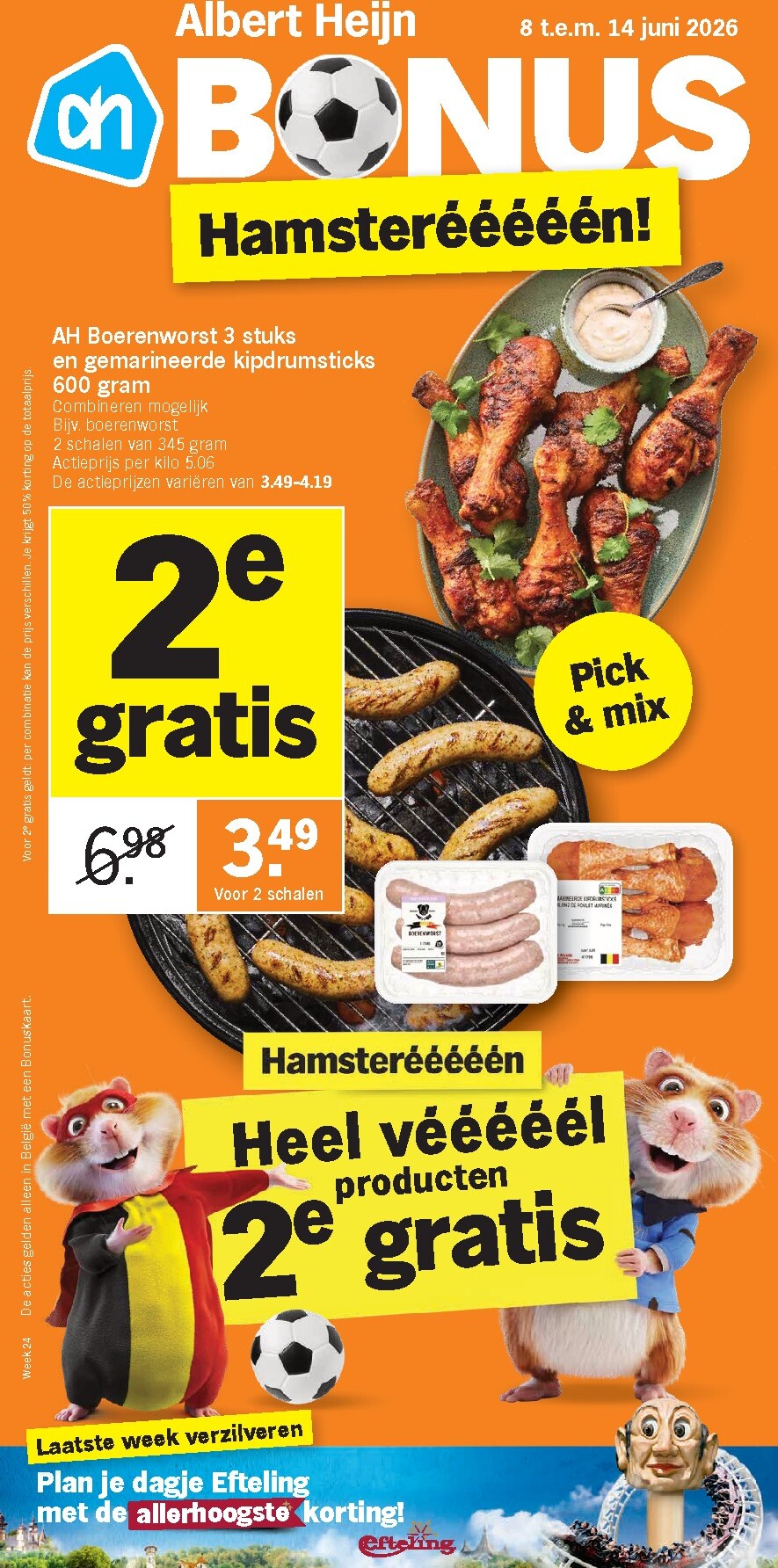 Albert Heijn folder voor volgende week van maandag 08/06/2026 tot zondag 14/06/2026