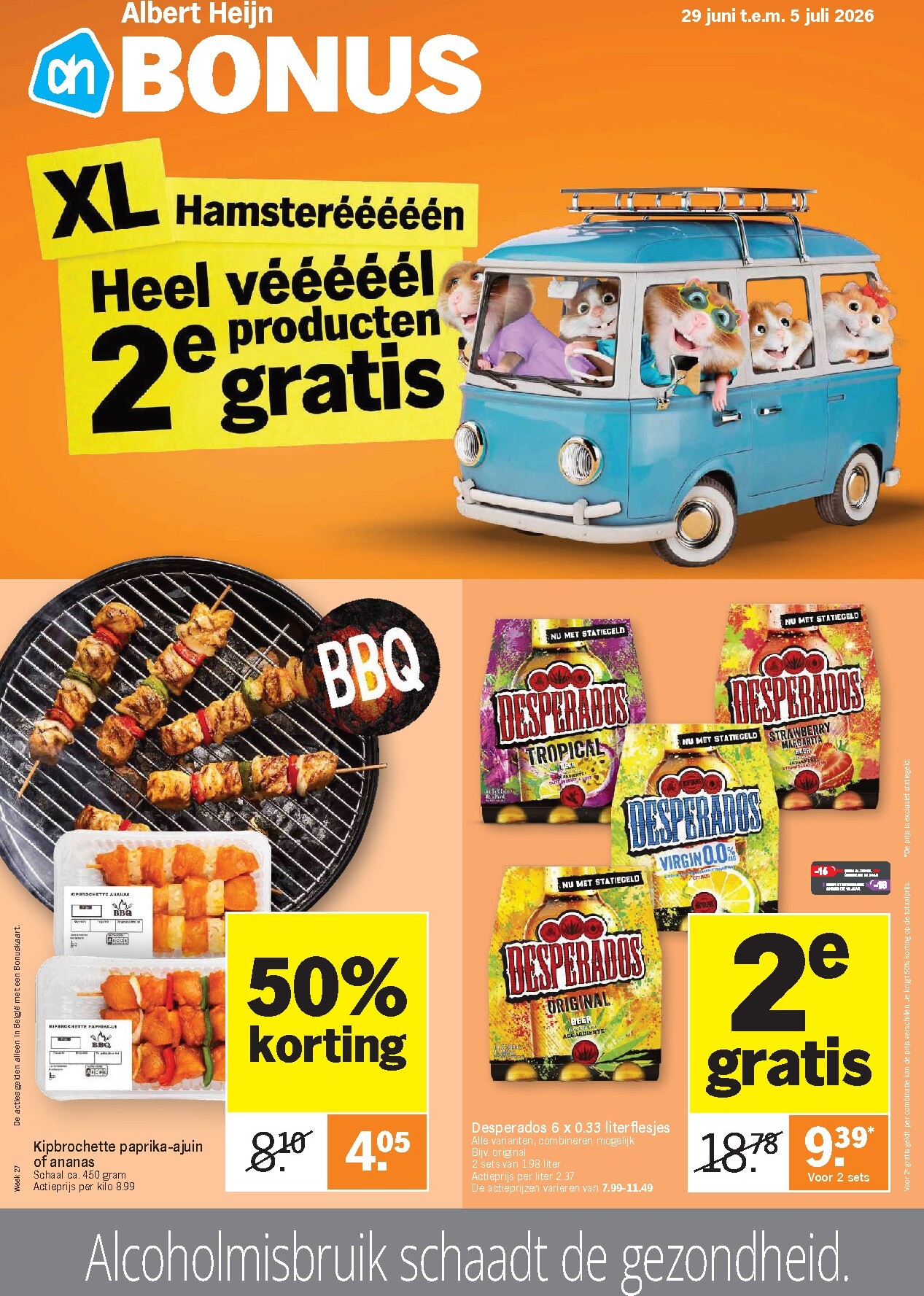 Albert Heijn folder voor volgende week van maandag 29/06/2026 tot zondag 05/07/2026