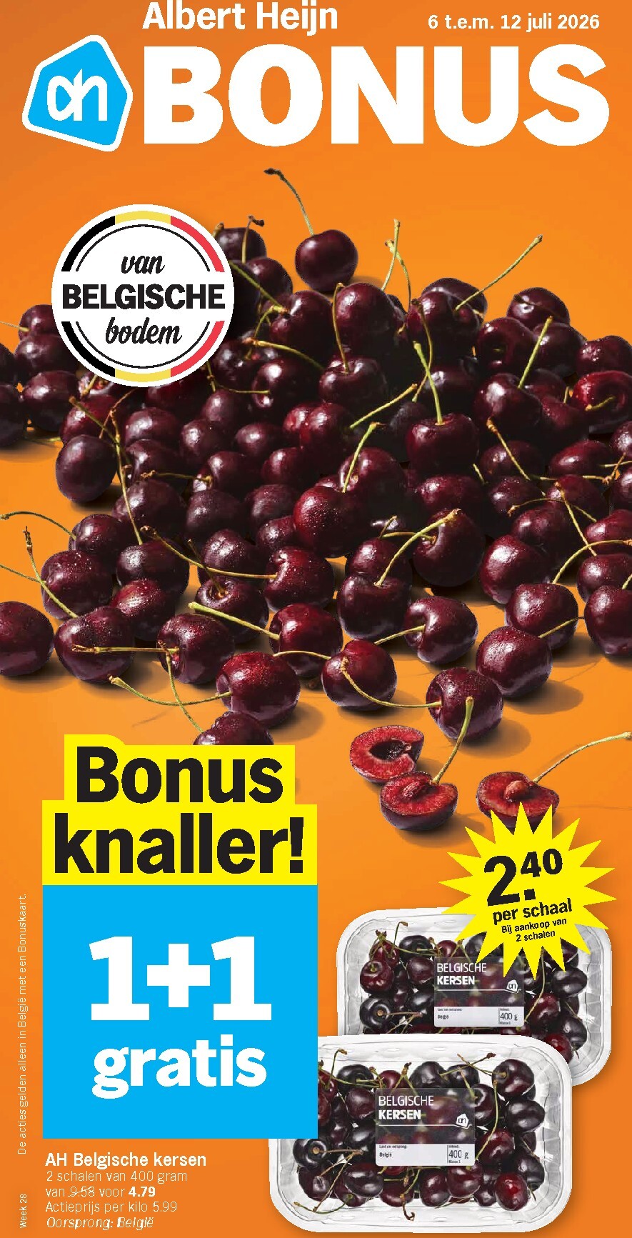 Albert Heijn folder voor volgende week van maandag 06/07/2026 tot zondag 12/07/2026