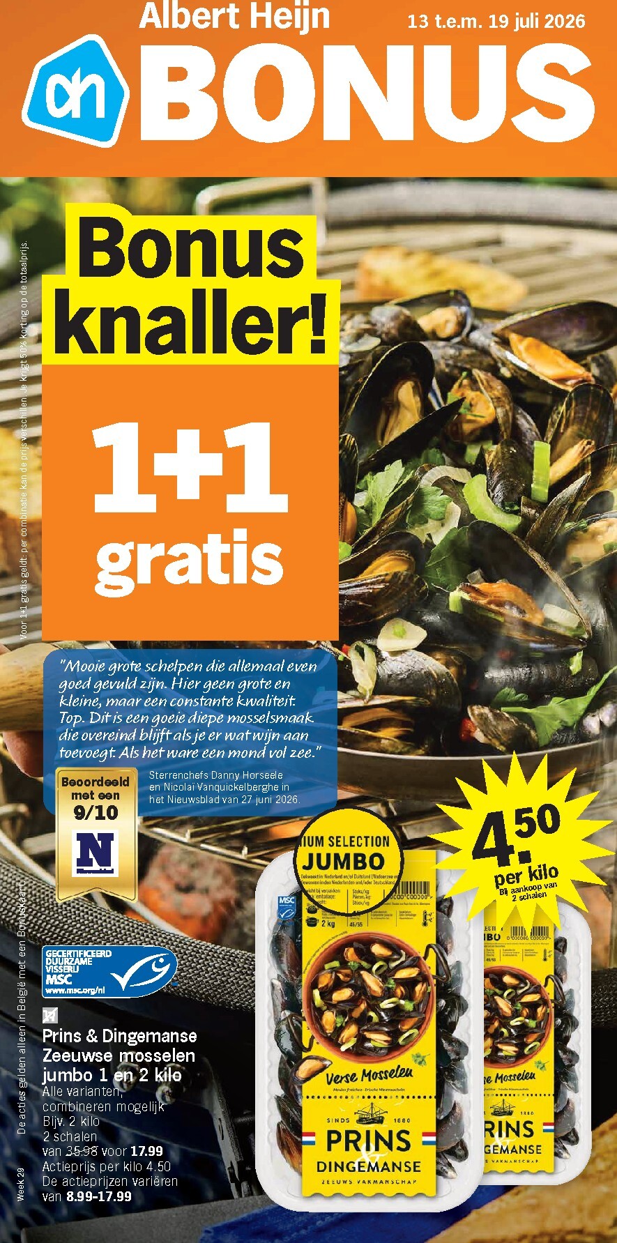 Albert Heijn folder voor volgende week van maandag 13/07/2026 tot zondag 19/07/2026