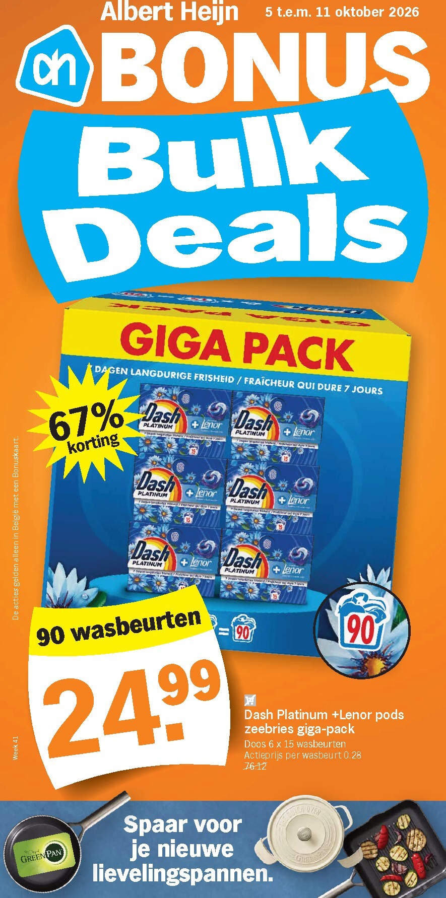 Albert Heijn folder voor volgende week van maandag 05/10/2026 tot zondag 11/10/2026