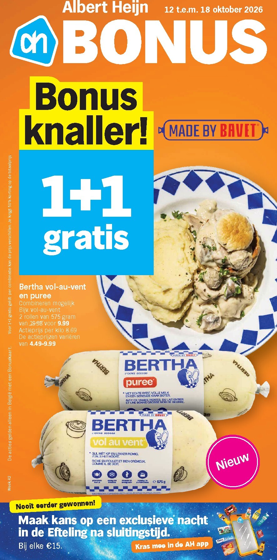 Albert Heijn folder voor volgende week van maandag 12/10/2026 tot zondag 18/10/2026