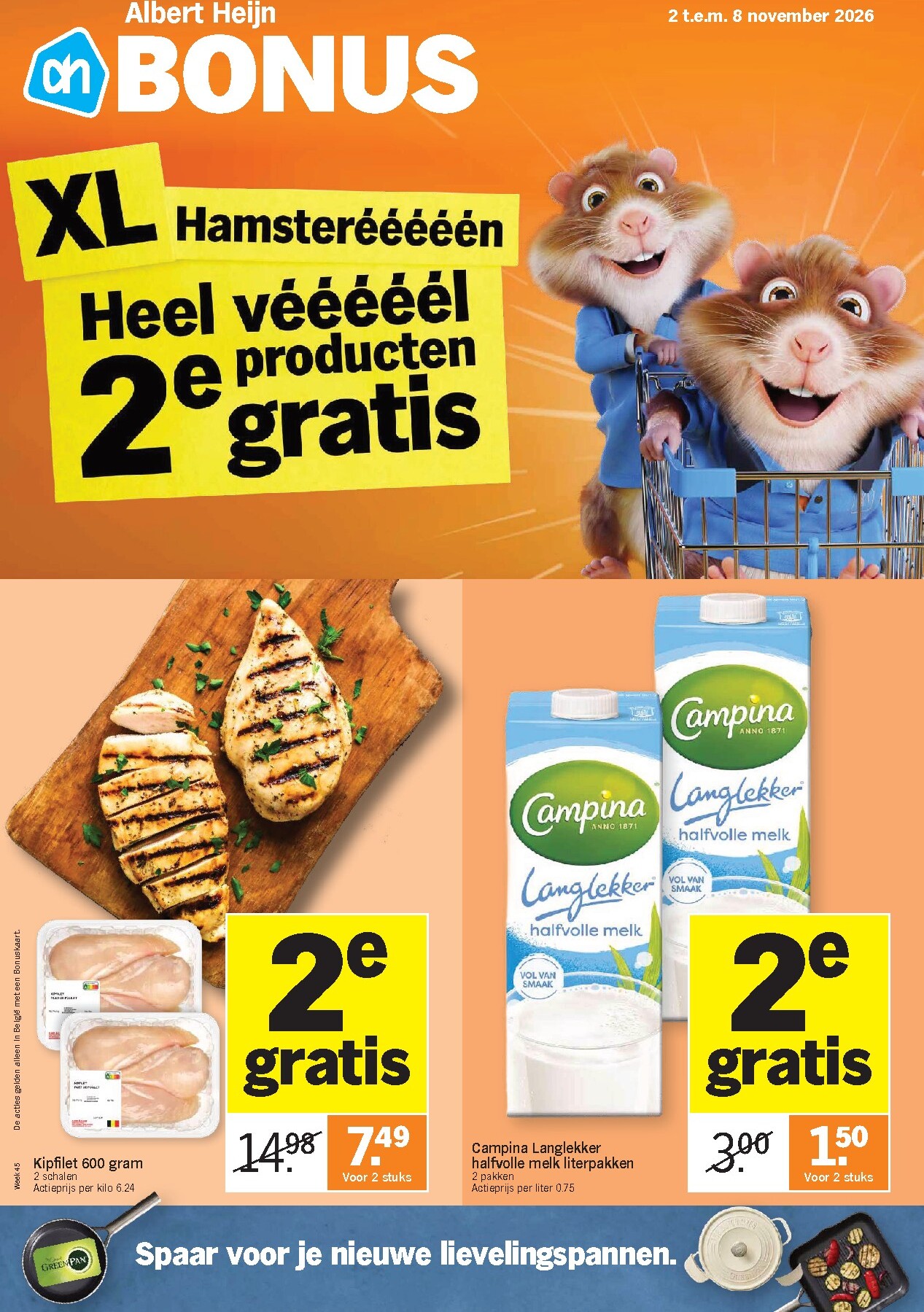 Albert Heijn folder voor volgende week van maandag 02/11/2026 tot zondag 08/11/2026