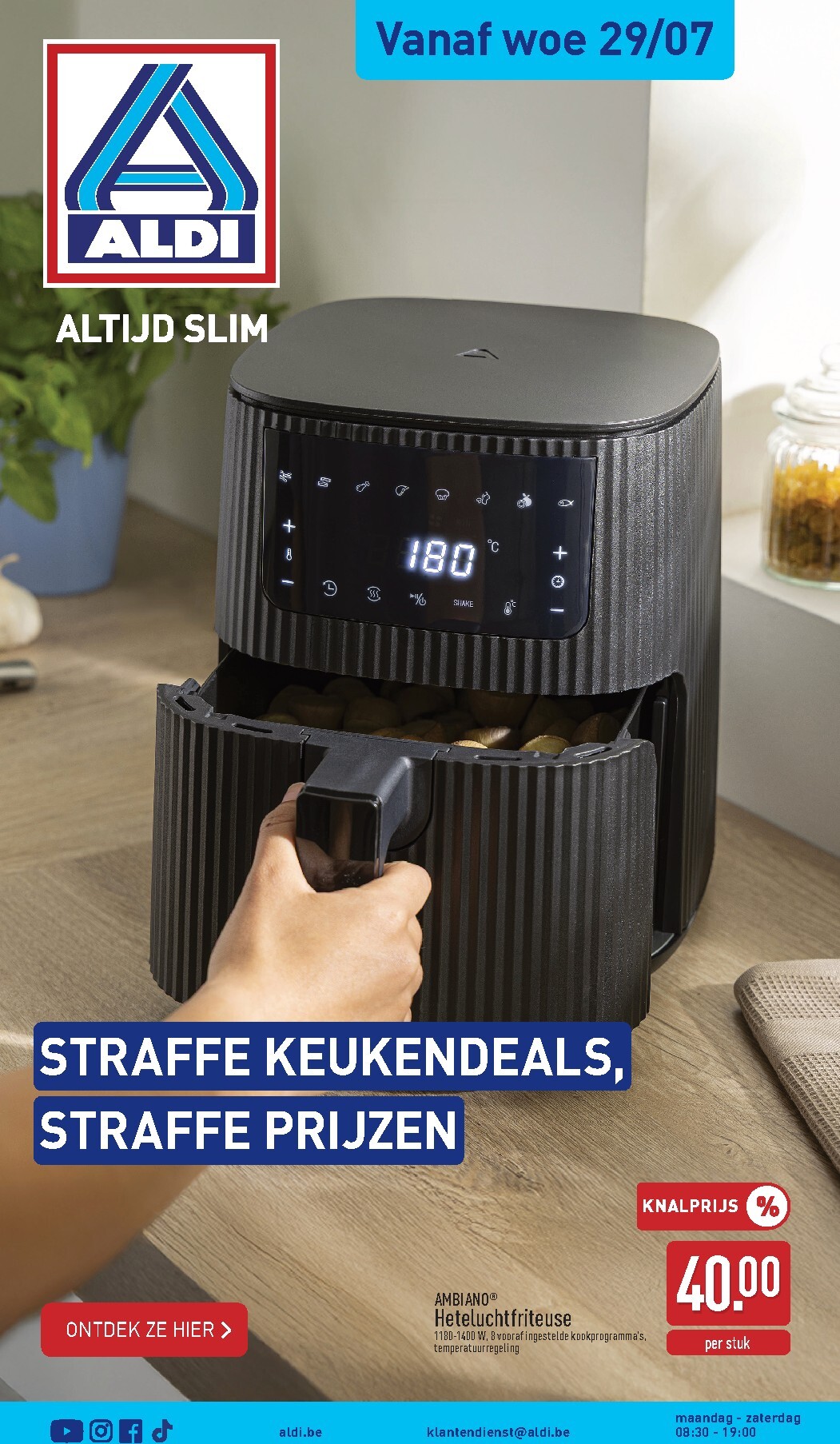 ALDI - Keukendeals folder voor volgende week van woensdag 29/07/2026 tot vrijdag 31/07/2026