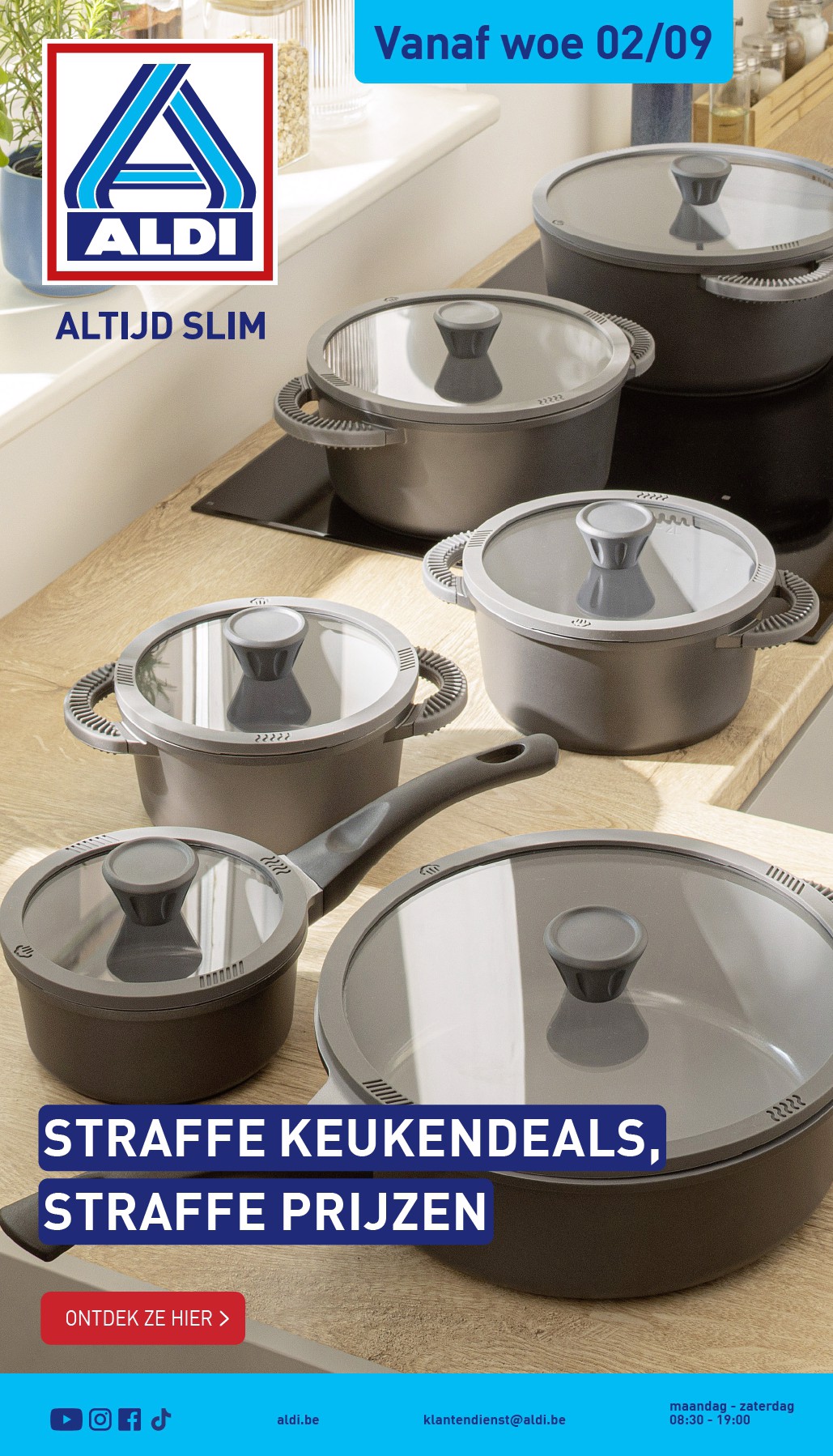 ALDI - Non Food folder voor volgende week van woensdag 02/09/2026 tot zaterdag 05/09/2026