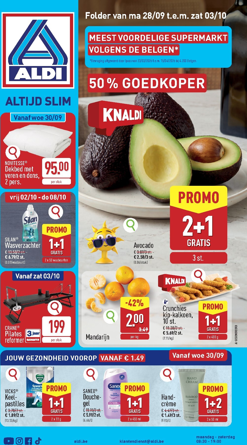 ALDI folder voor volgende week van maandag 28/09/2026 tot zaterdag 03/10/2026