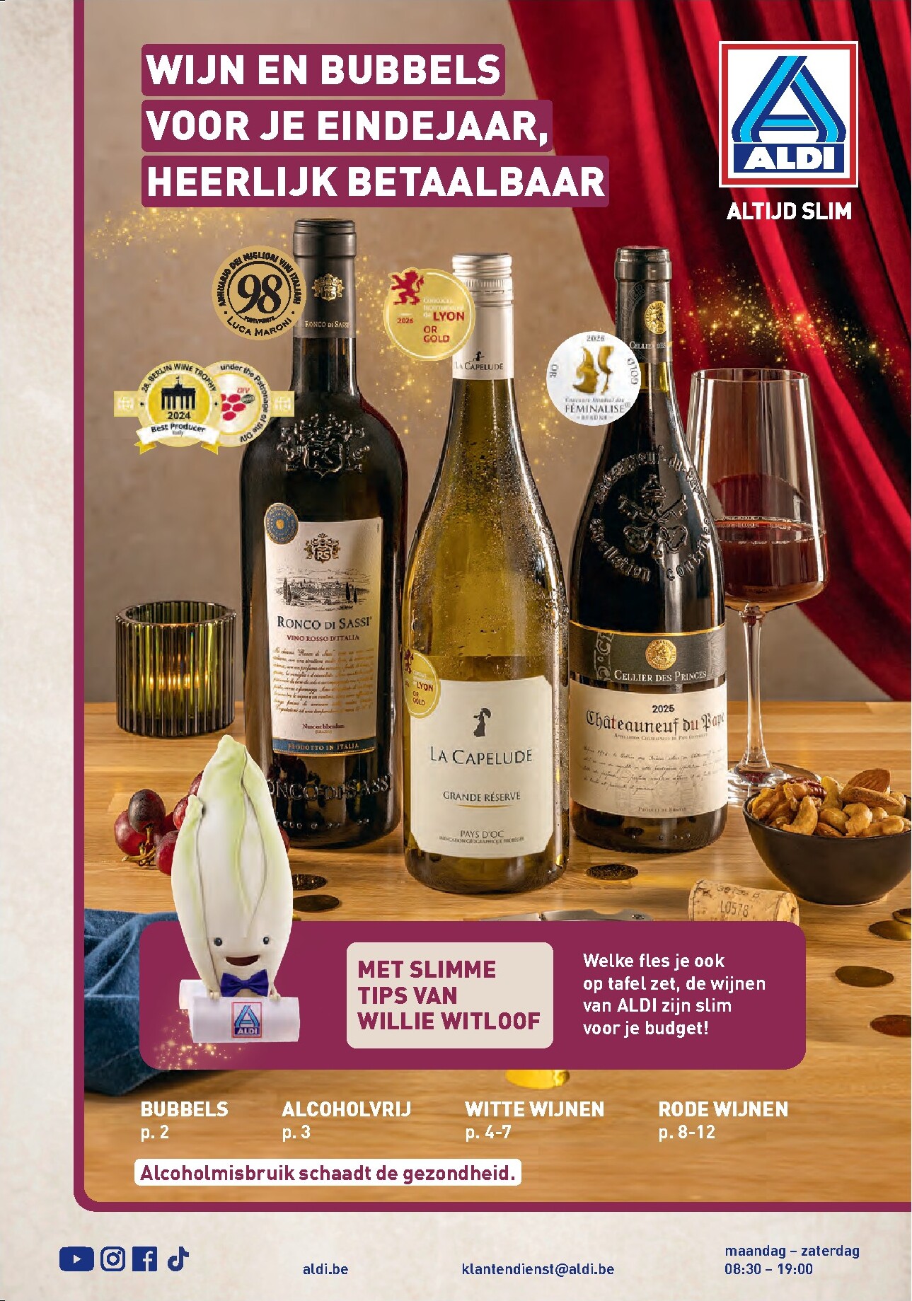 Huidige ALDI - Wijnspecial folder geldig van maandag 26/10/2026 tot zaterdag 31/10/2026