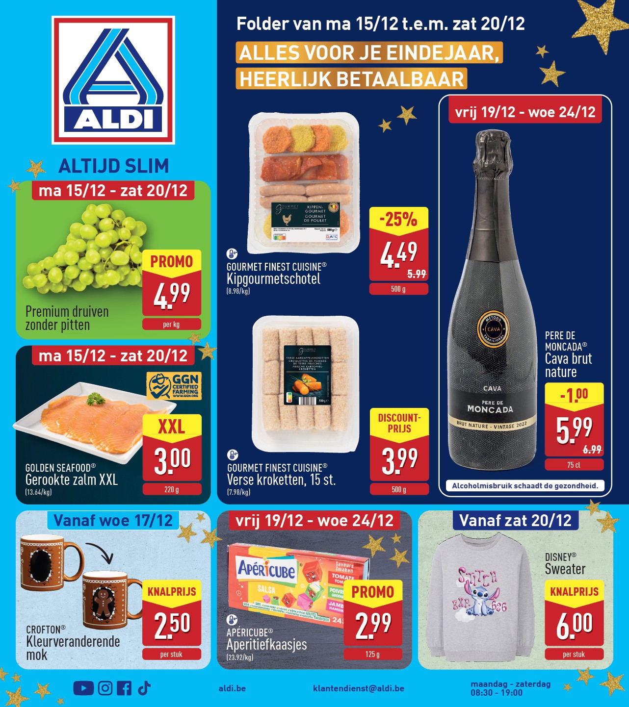 Topdeals bij LIDL: Deluxe Aperitiefhapjes, Hubo: Kerstbomen, Delhaize: Avocado's - Ontdek de nieuwste promoties en kortingen van 17 december 2025