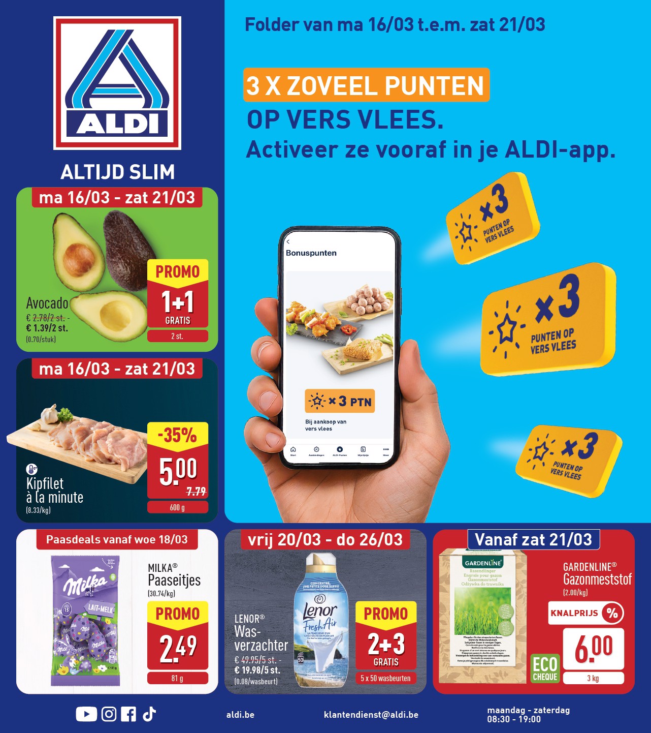 De ALDI folder geldig vanaf 16/03/2026 t/m 21/03/2026