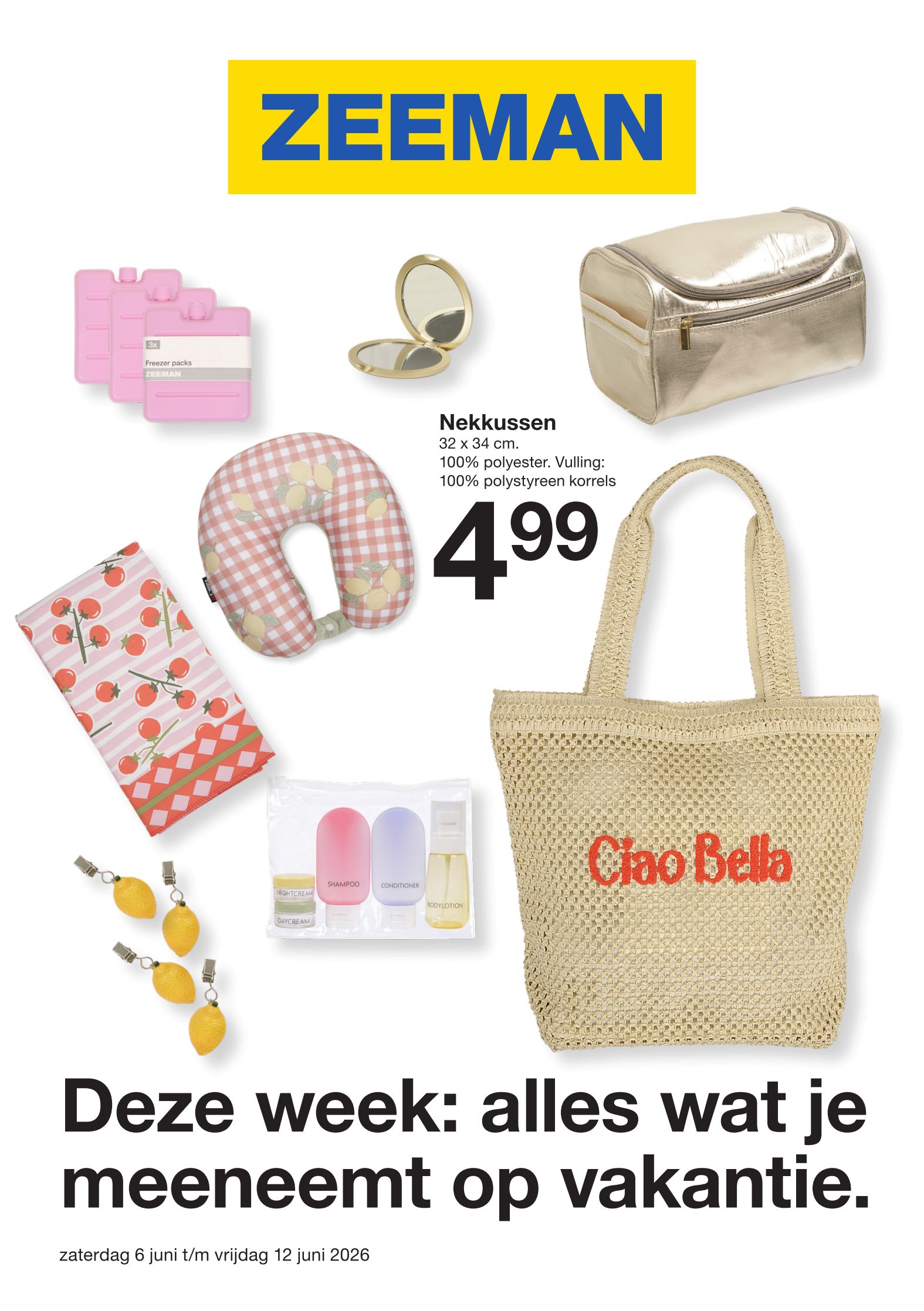 Zeeman folder voor volgende week van zaterdag 06/06/2026 tot vrijdag 12/06/2026