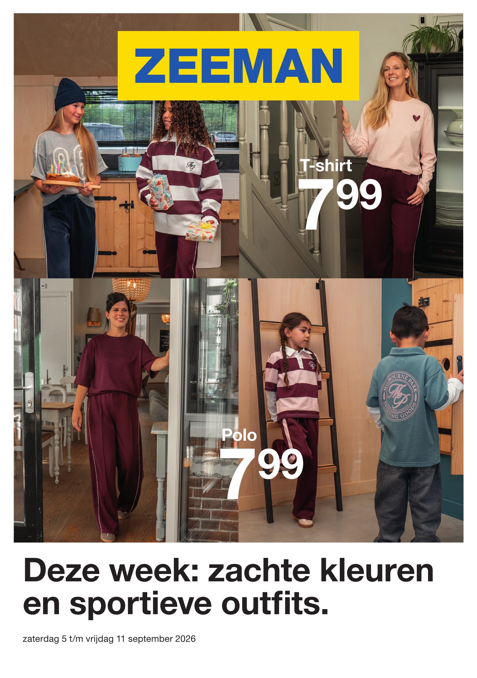 Zeeman folder voor volgende week van zaterdag 05/09/2026 tot vrijdag 11/09/2026