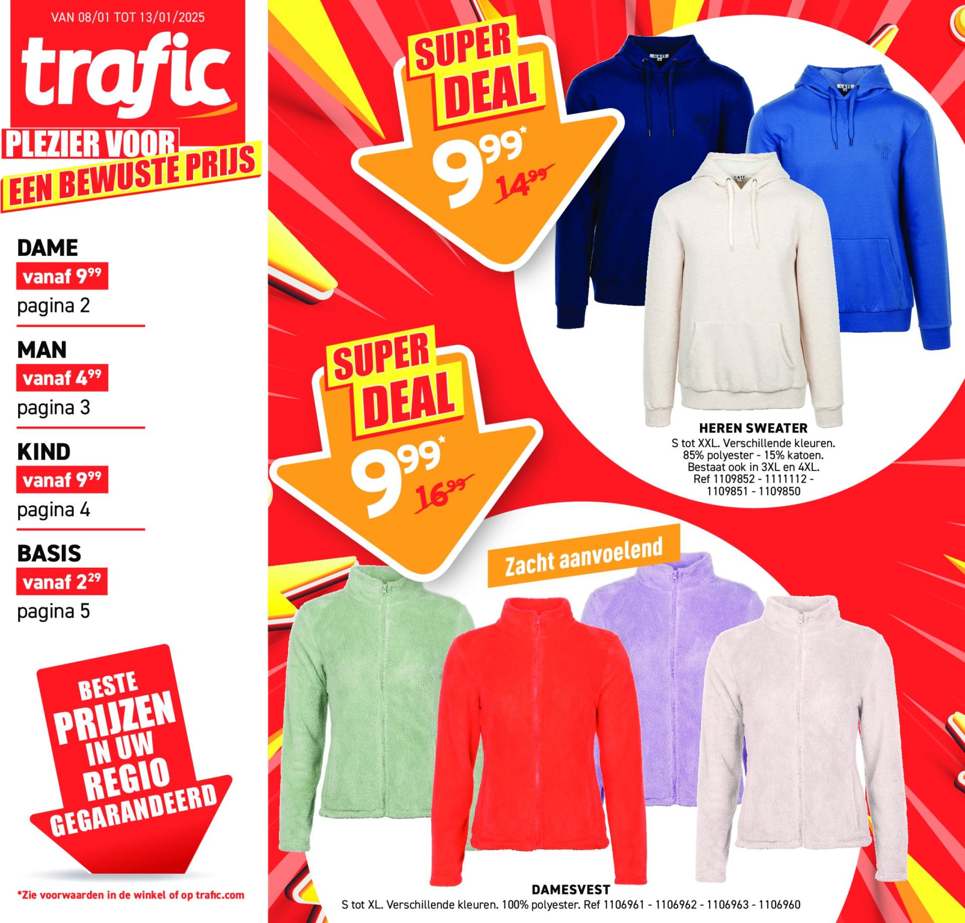 Trafic folder geldig vanaf 08/01 - 13/01