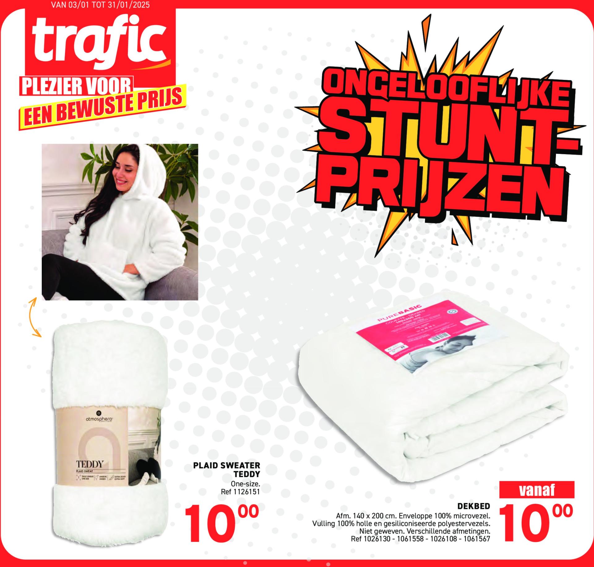 Trafic folder geldig vanaf 15/01 - 20/01