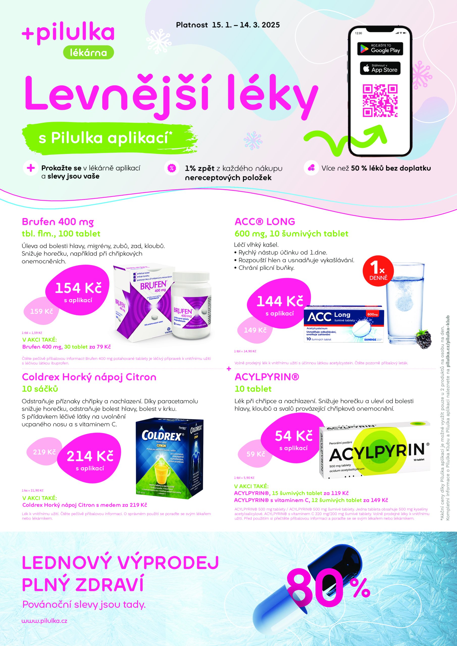 Leták Pilulka.cz od 15.01. do 14.03.