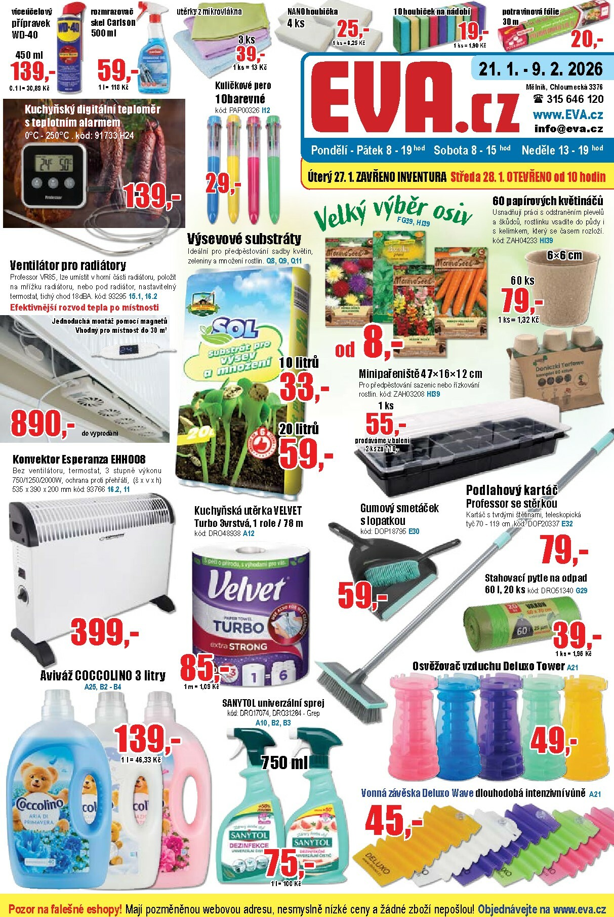 Aktuální leták EVA.cz od 21.01. do 09.02.