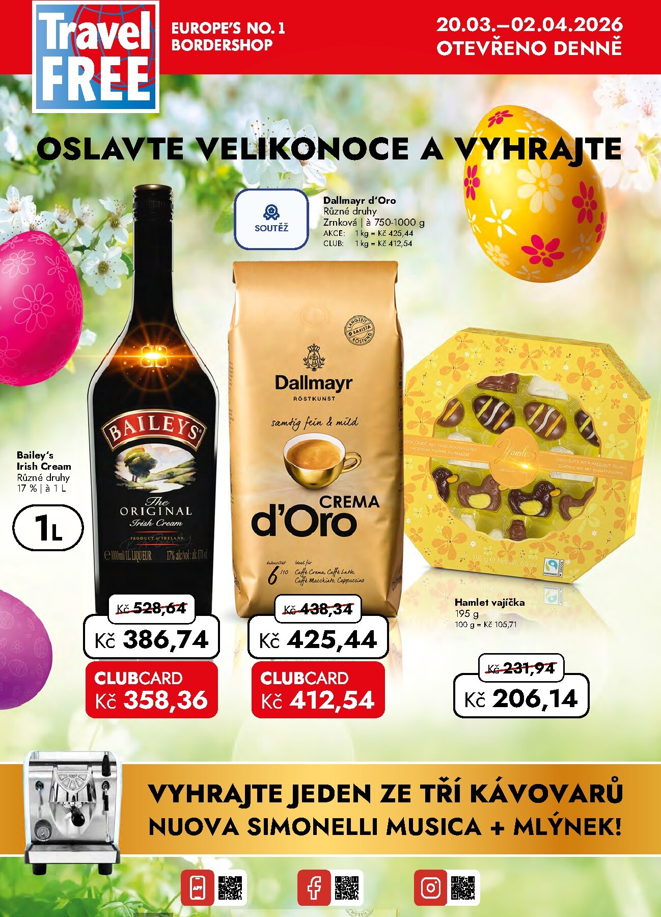 Travel FREE leták platný od pátku 20.03.2026 do čtvrtka 02.04.2026